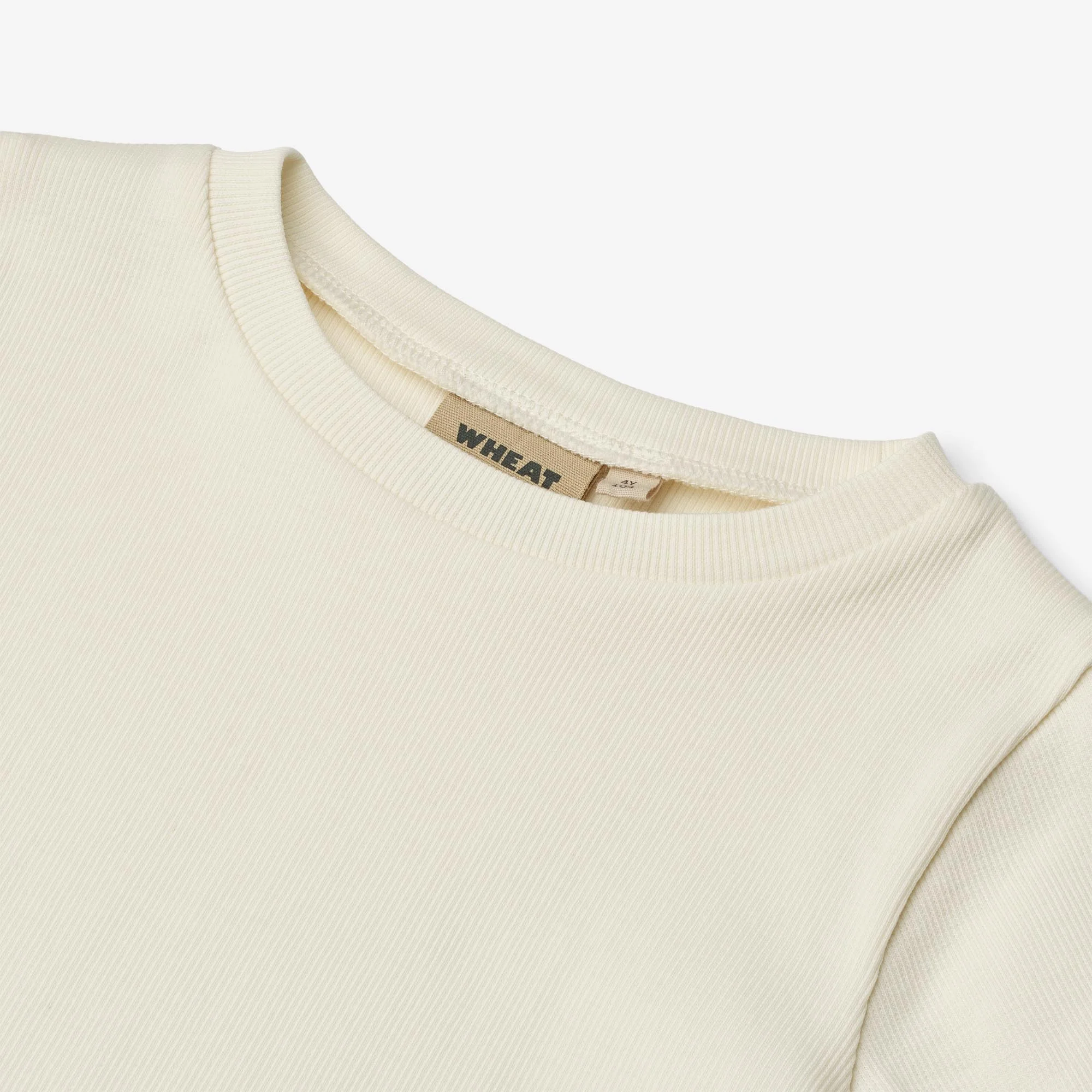 Rib T-shirt S/S Alicia - ivory - Image 4