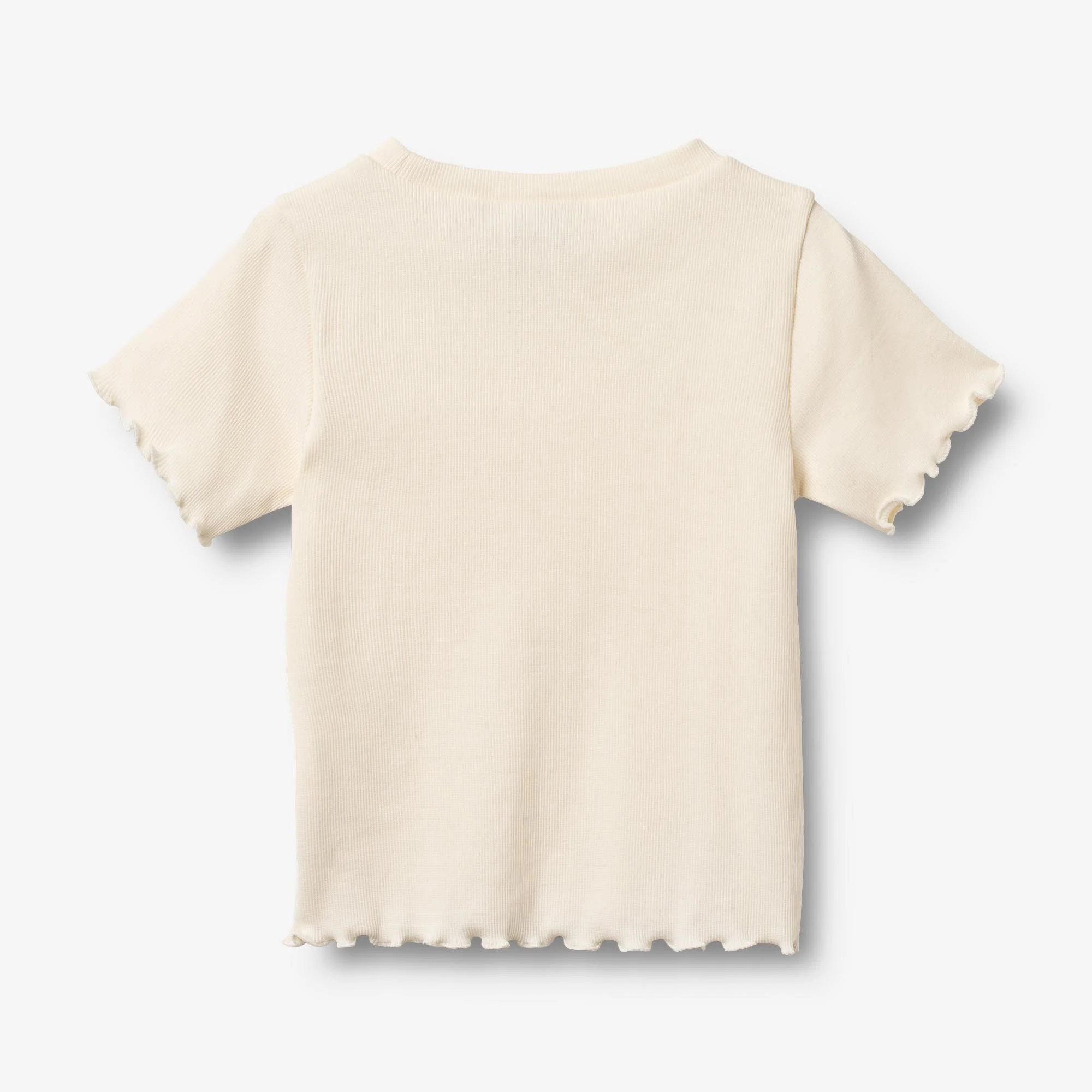 Rib T-shirt S/S Alicia - ivory - Image 5