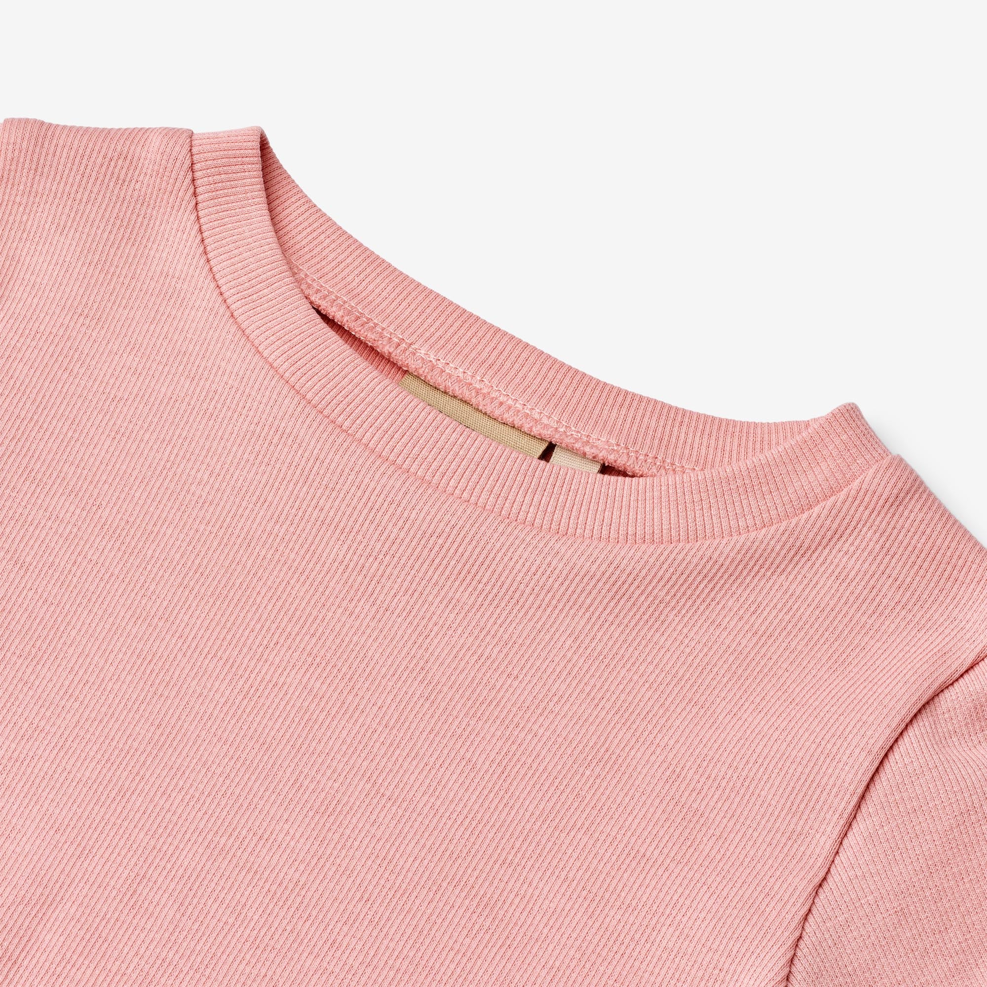Rib T-shirt S/S Alicia - rose - Image 3
