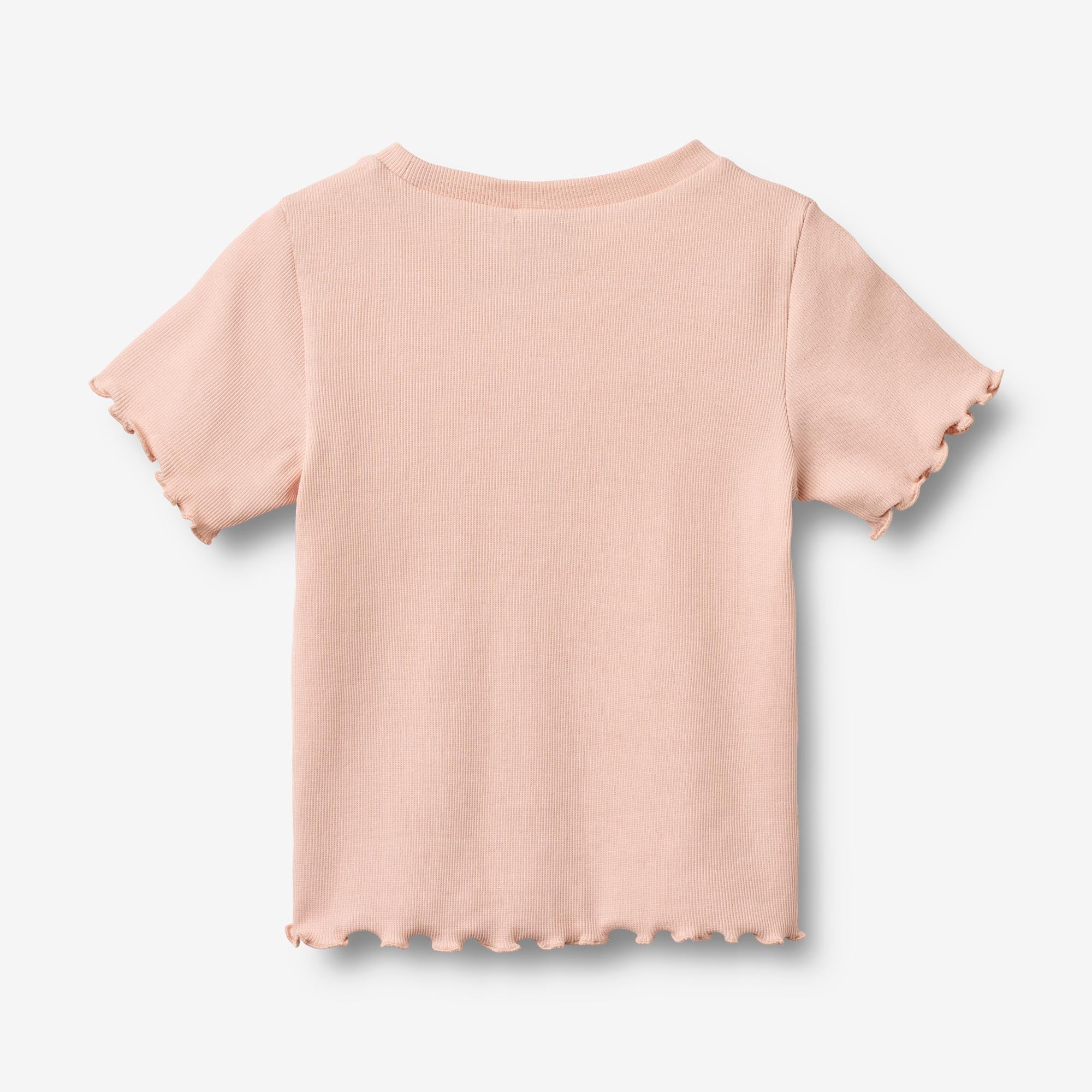 Rib T-shirt S/S Alicia - powder - Image 2