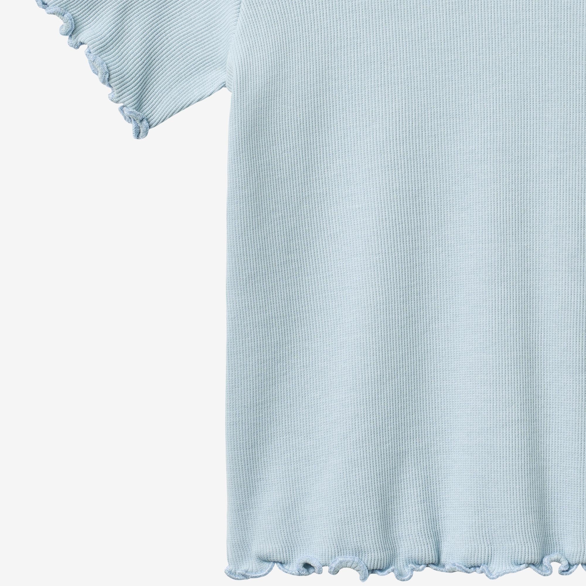 Rib T-shirt S/S Alicia - summer sky - Image 3