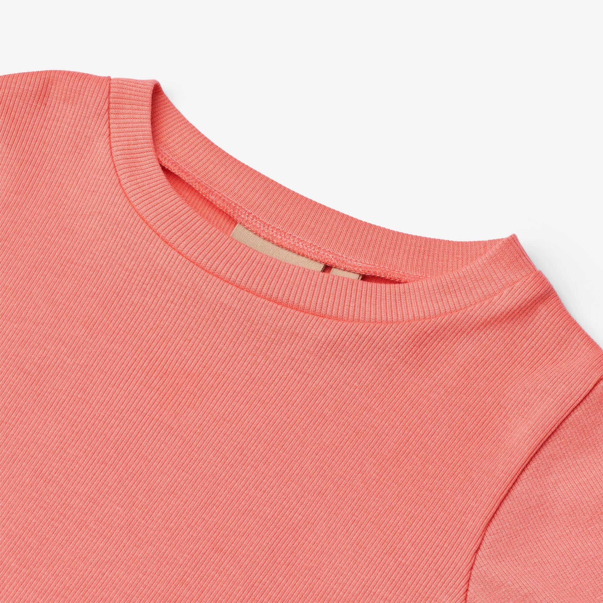 Rib T-Shirt S/S Irene - light coral - Image 3