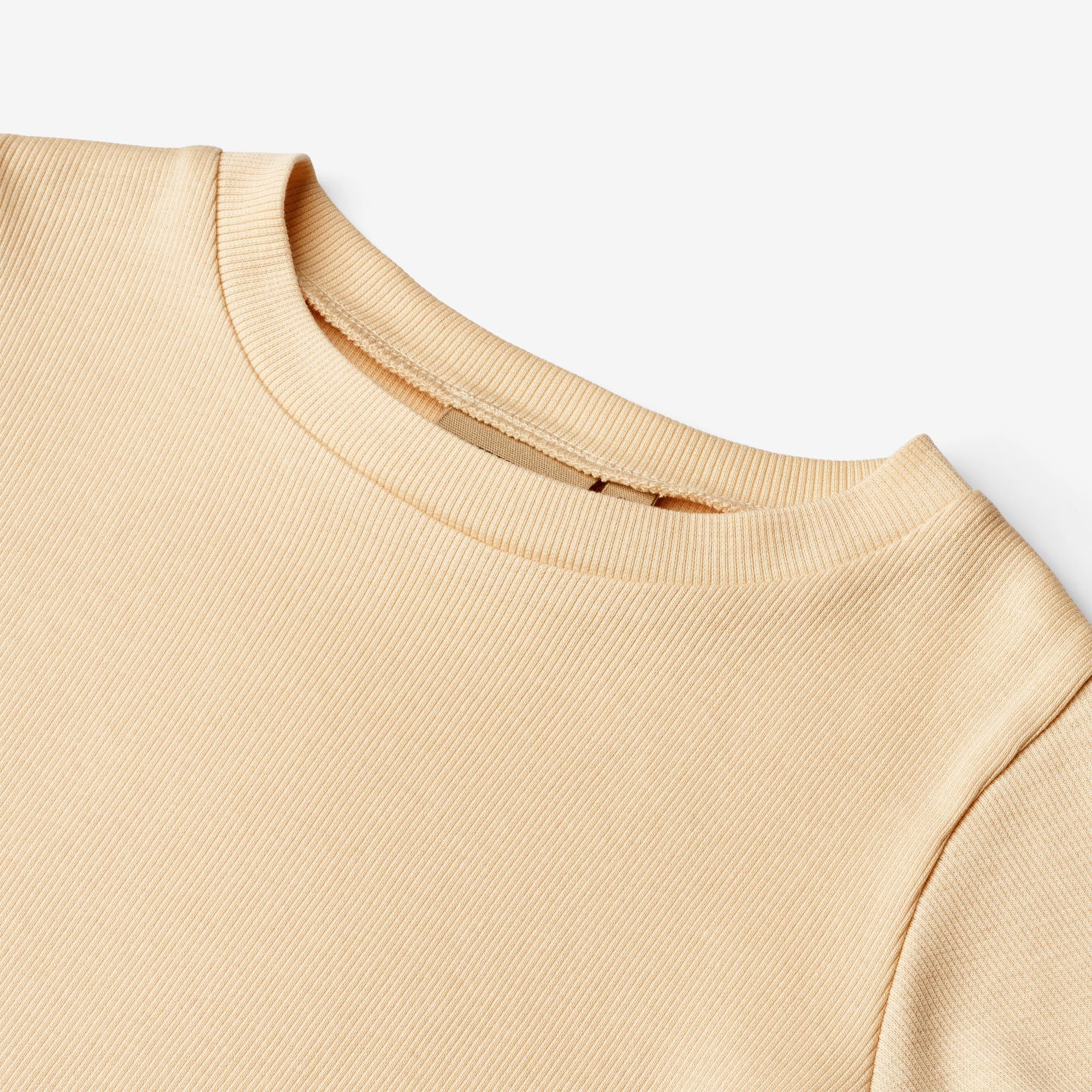 Rib T-Shirt S/S Irene - macadamia - Image 4