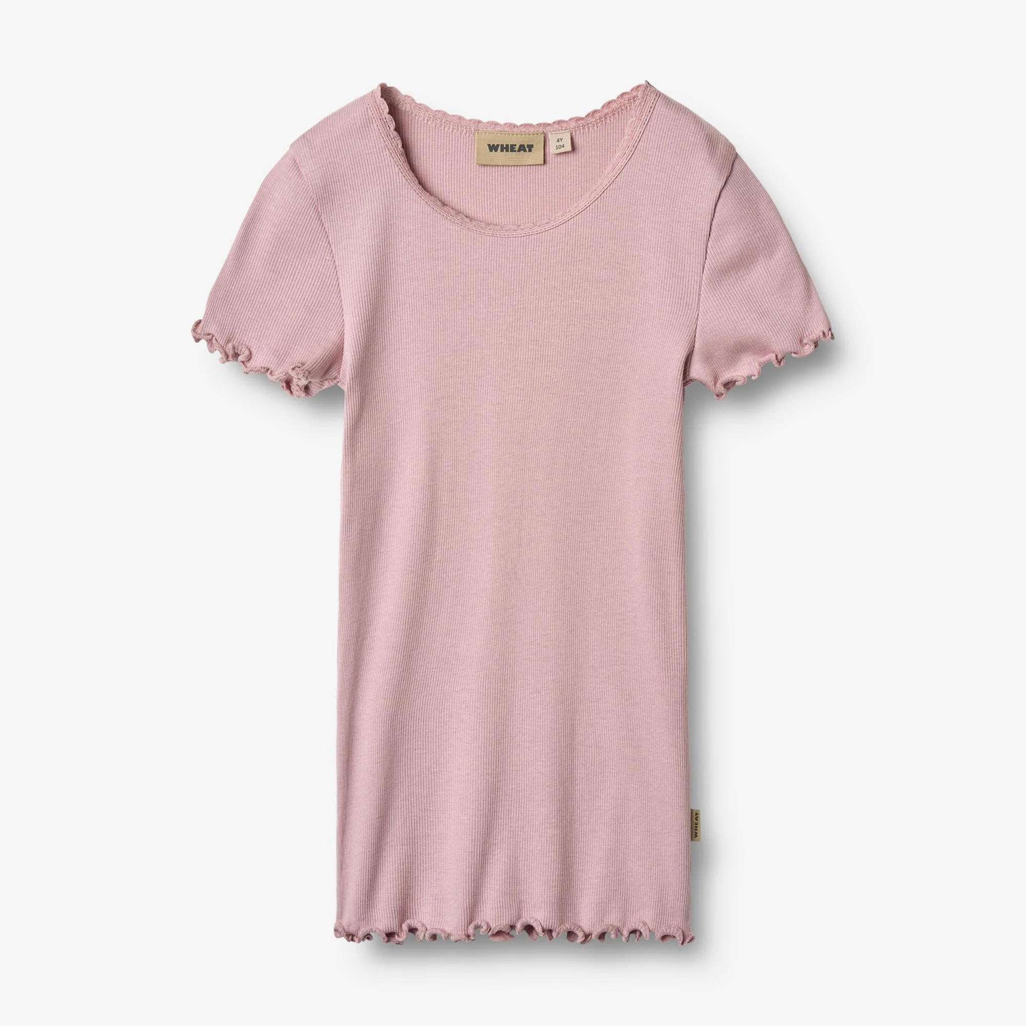 Rib T-shirt S/S Katie - lavender mist