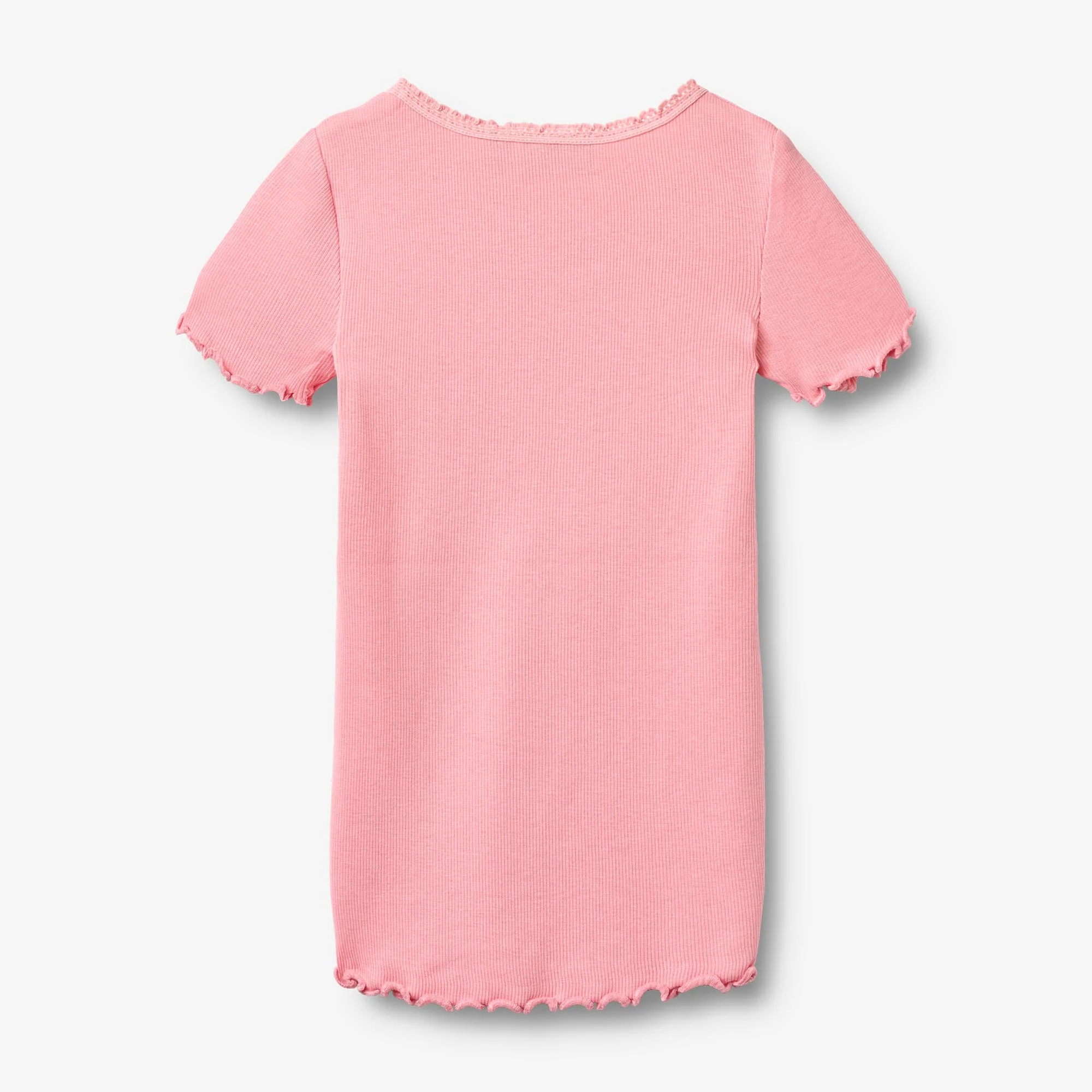 Rib T-shirt S/S Katie - bubblegum - Image 2
