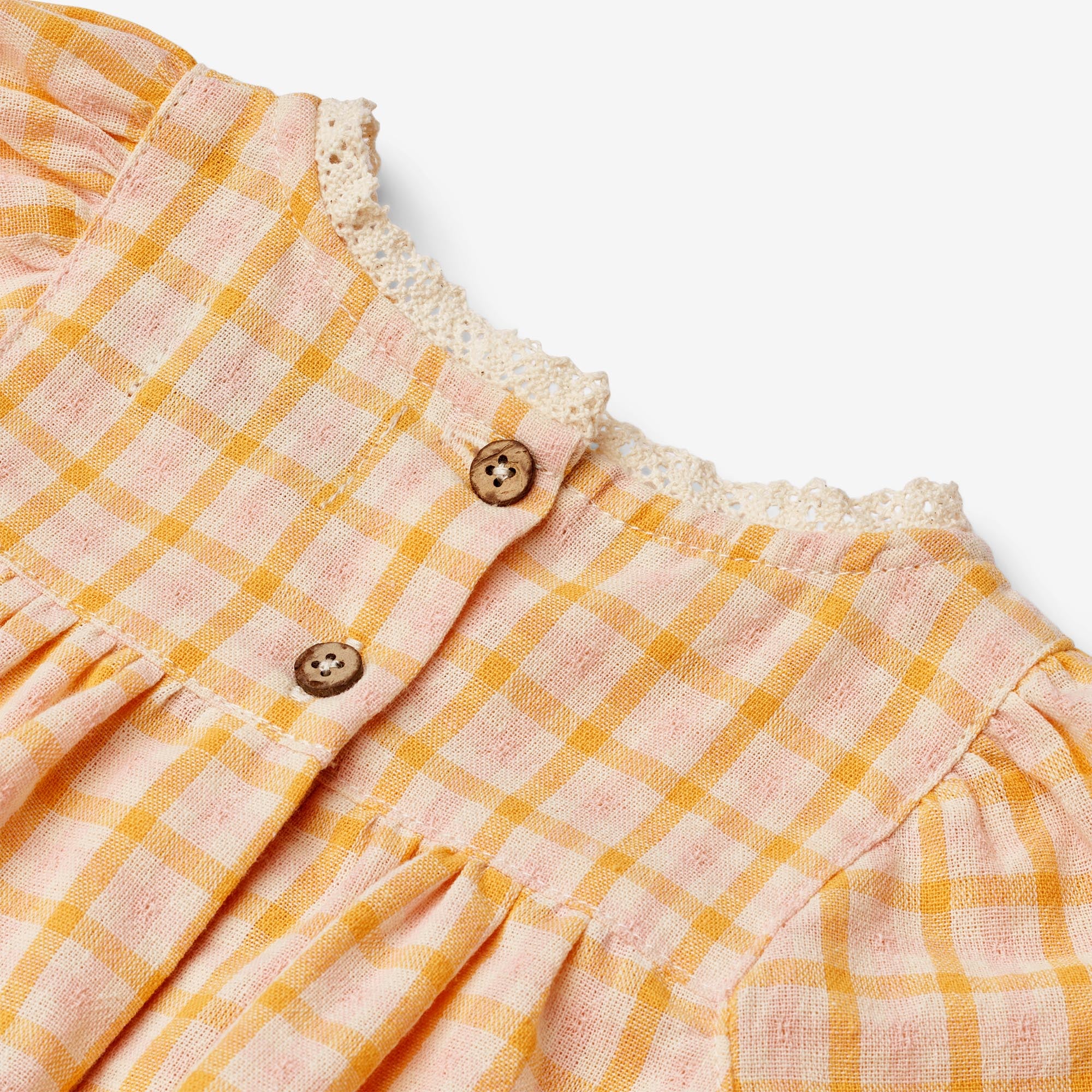 Romper Margit - yellow check - Image 3