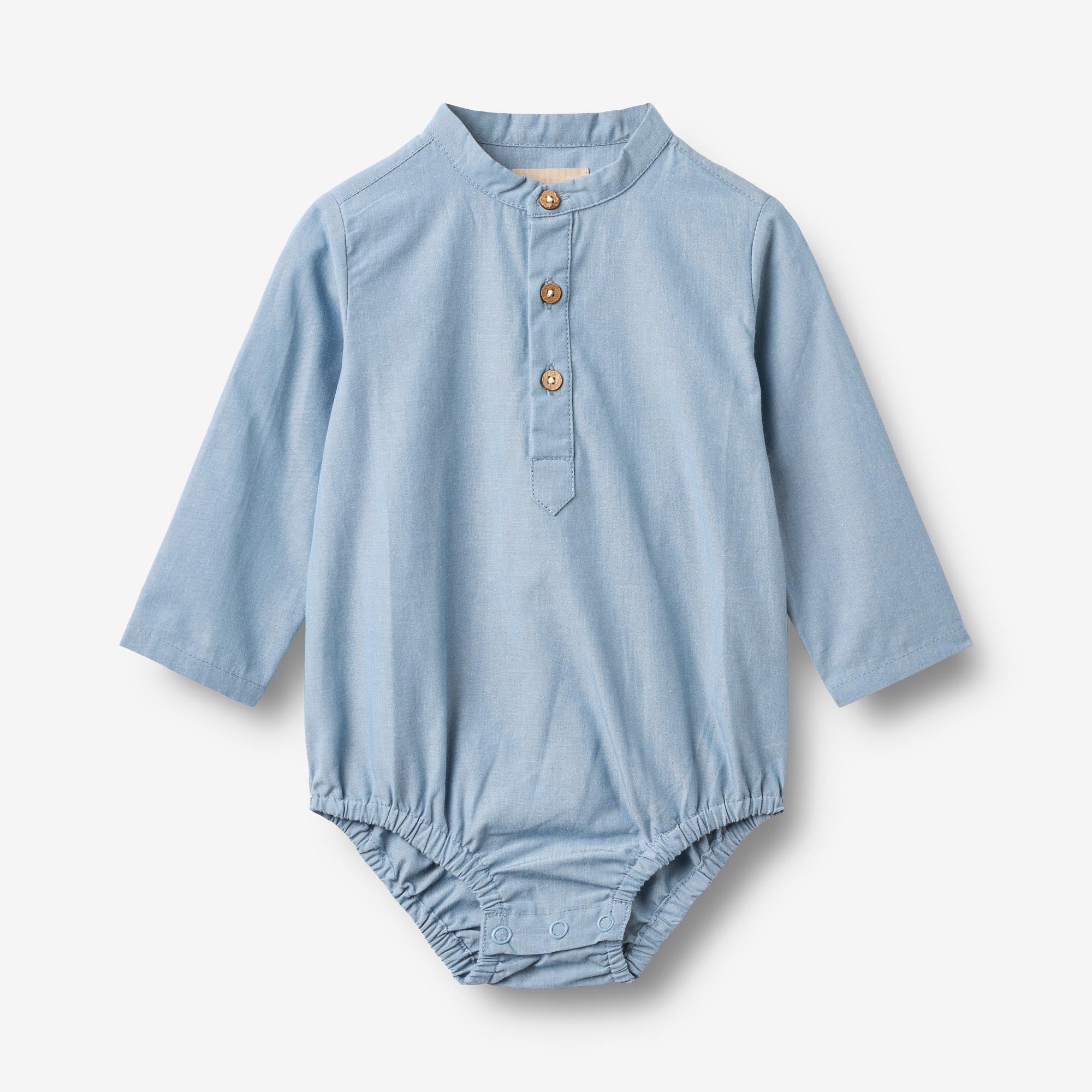 Romper Shirt Victor - blue chambrey