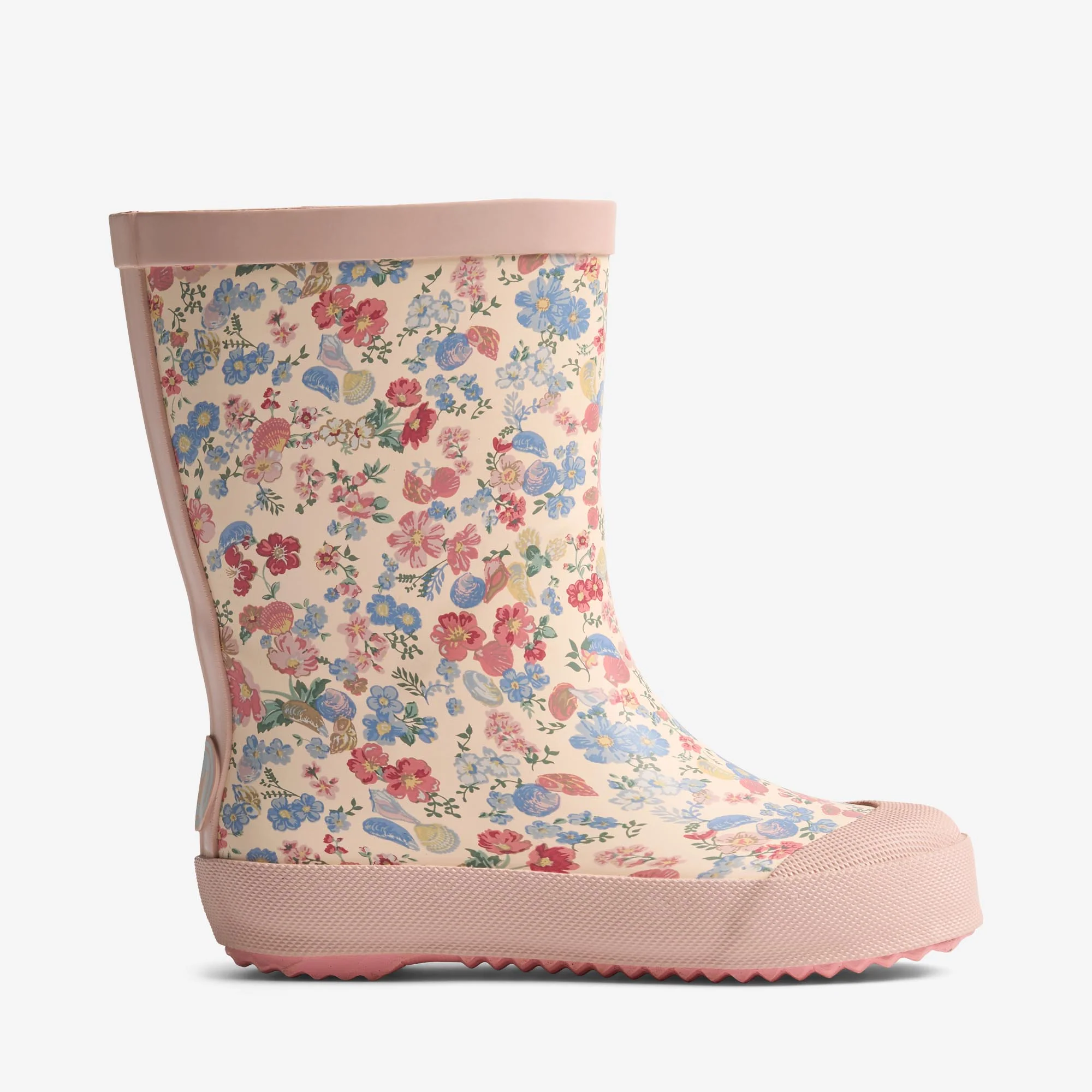 Rubber Boot Muddy - flowers and seashells - Image 3