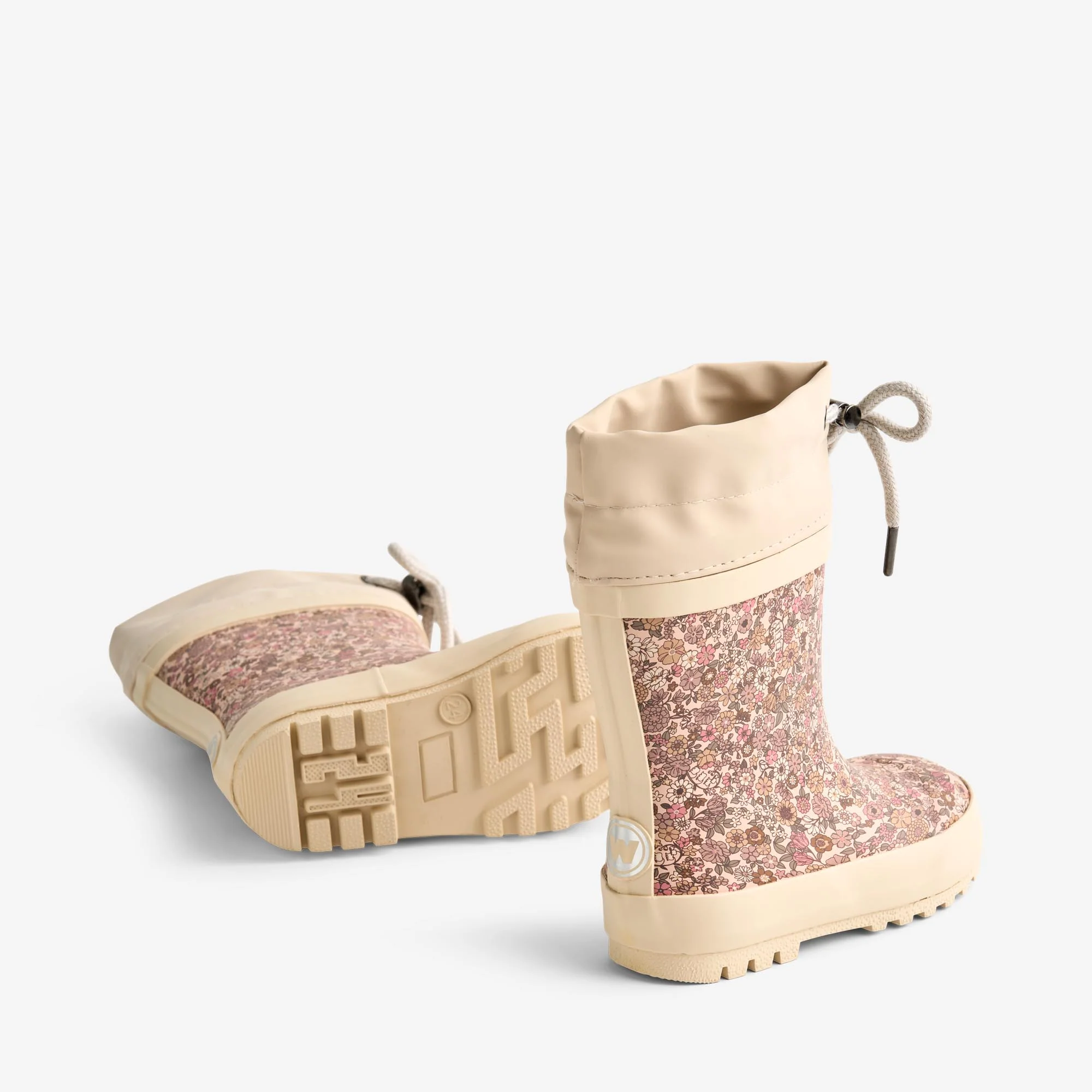 Rubber Boot Thermo - rose dust flowers - Image 3