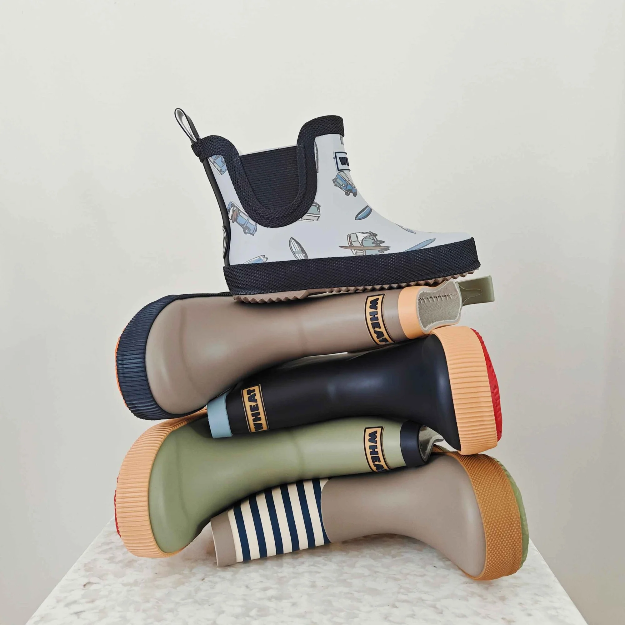Rubber Boot Welly - beige - Image 2
