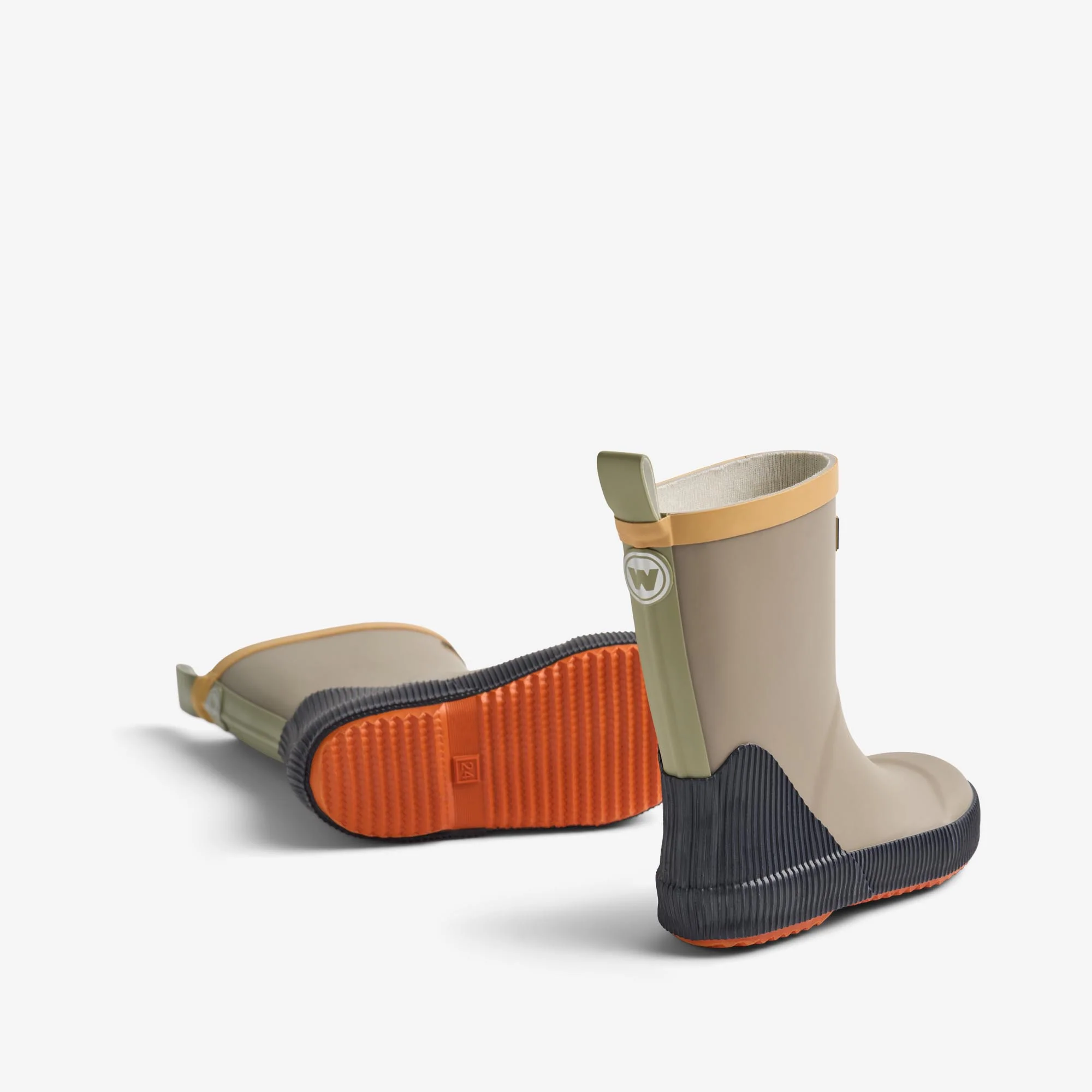 Rubber Boot Welly - beige - Image 3