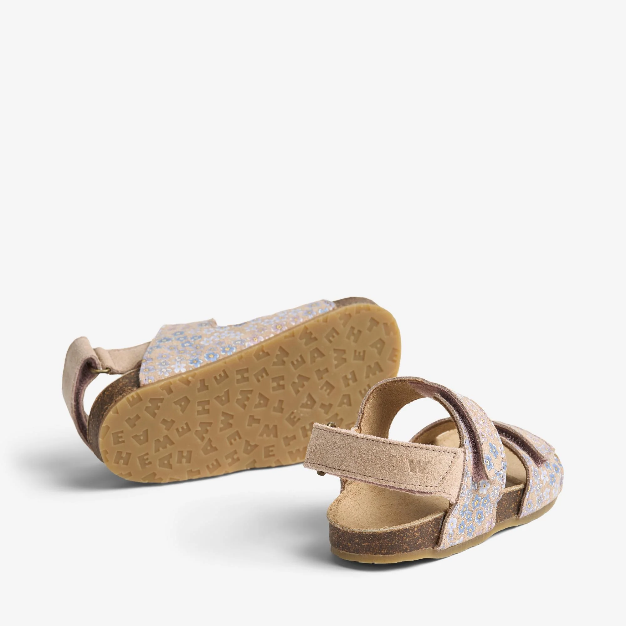 Sandal Clara - powder blue flowers - Image 2