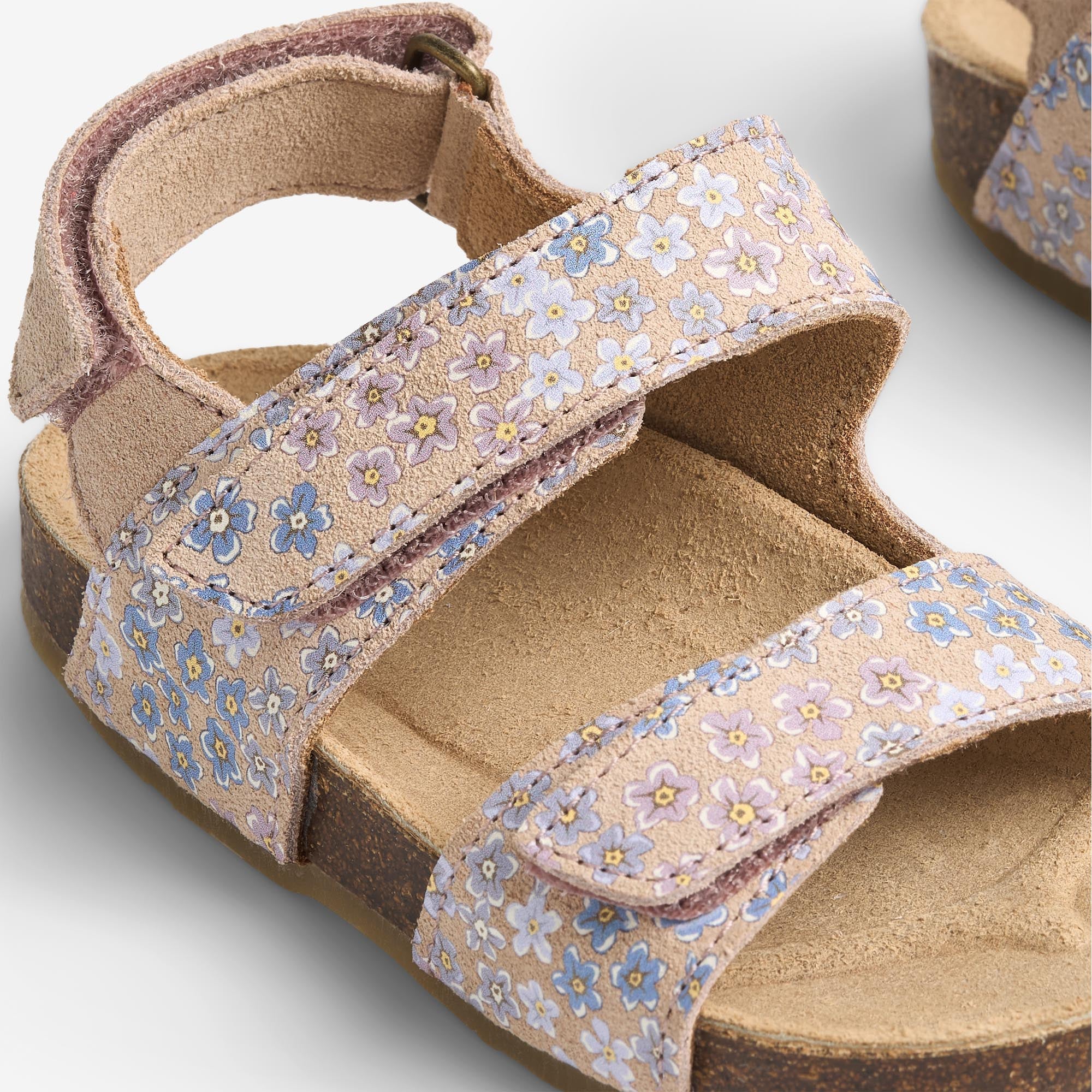Sandal Clara - powder blue flowers - Image 4
