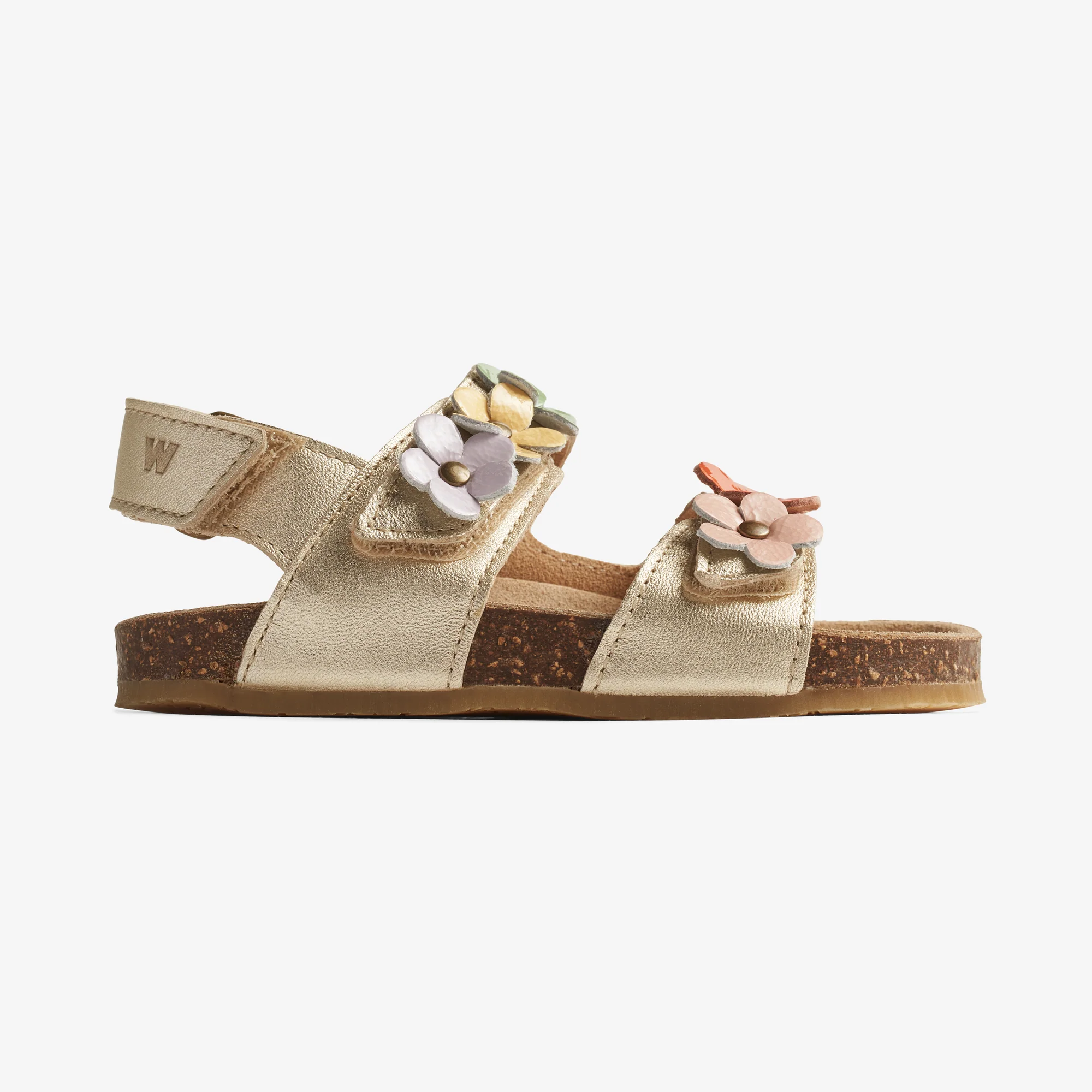 Sandal Clare Flower - light gold - Image 3