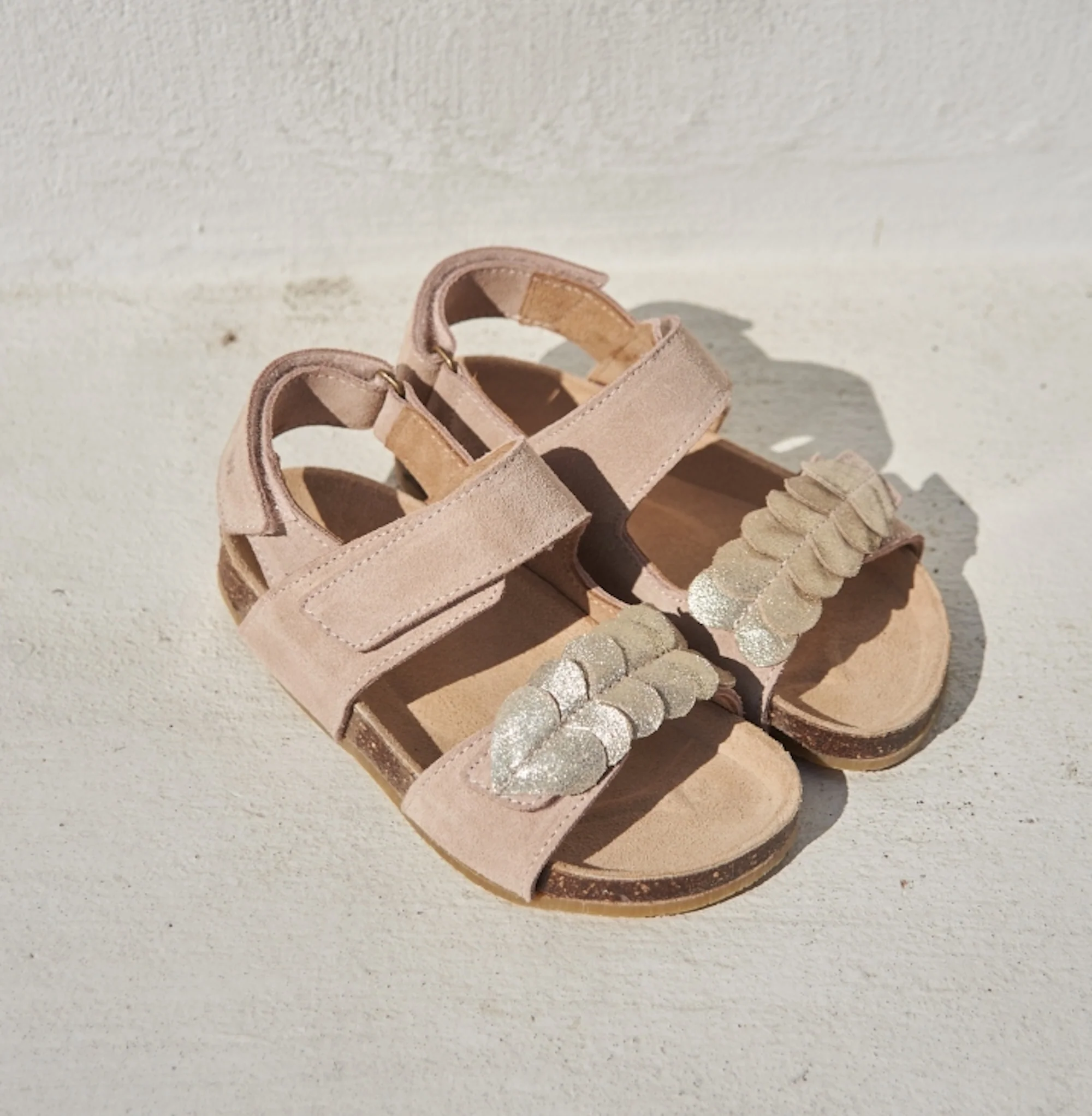Sandal Cork Open Toe Clara - beige rose - Image 4