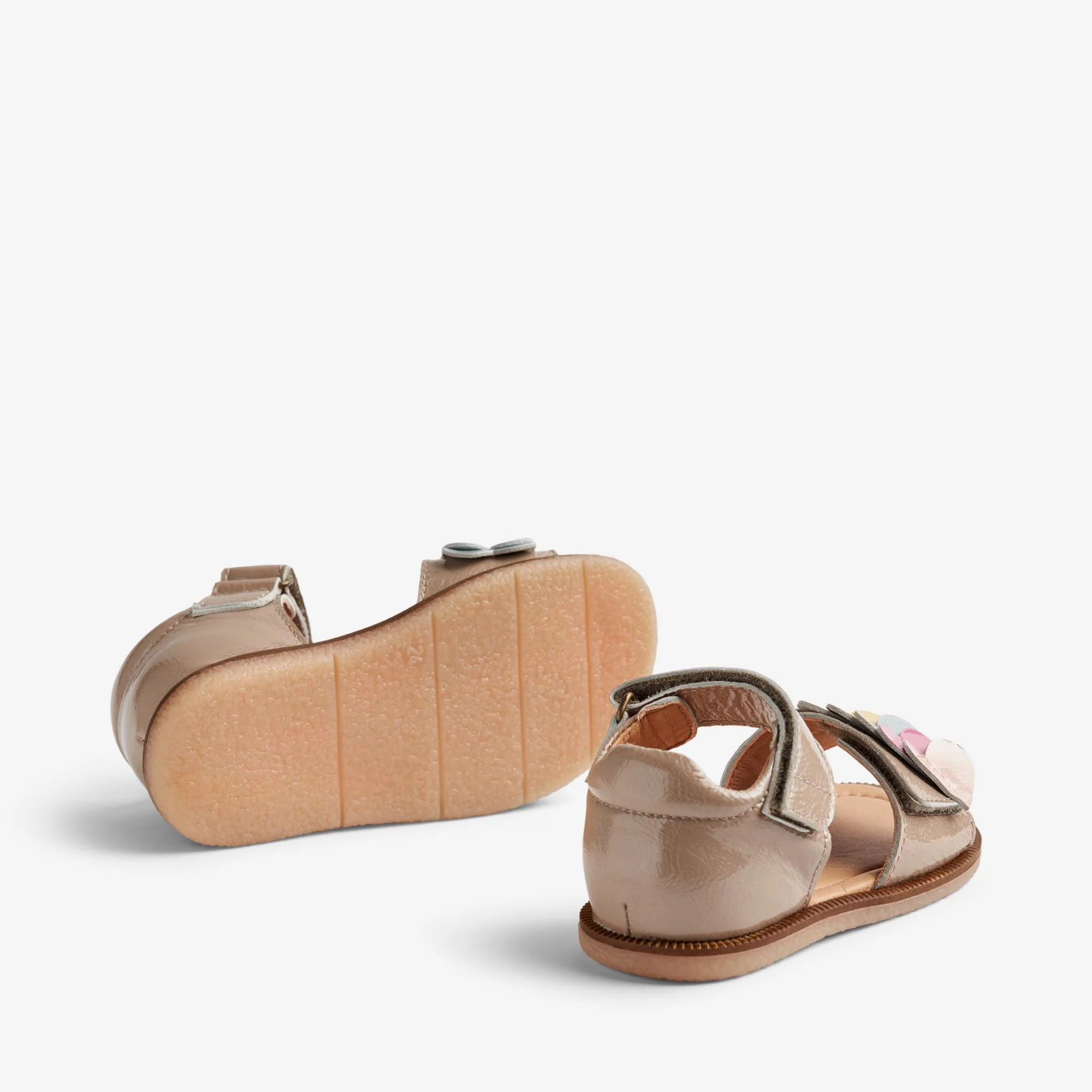 Sandal Open Toe Uma Patent - beige - Image 2