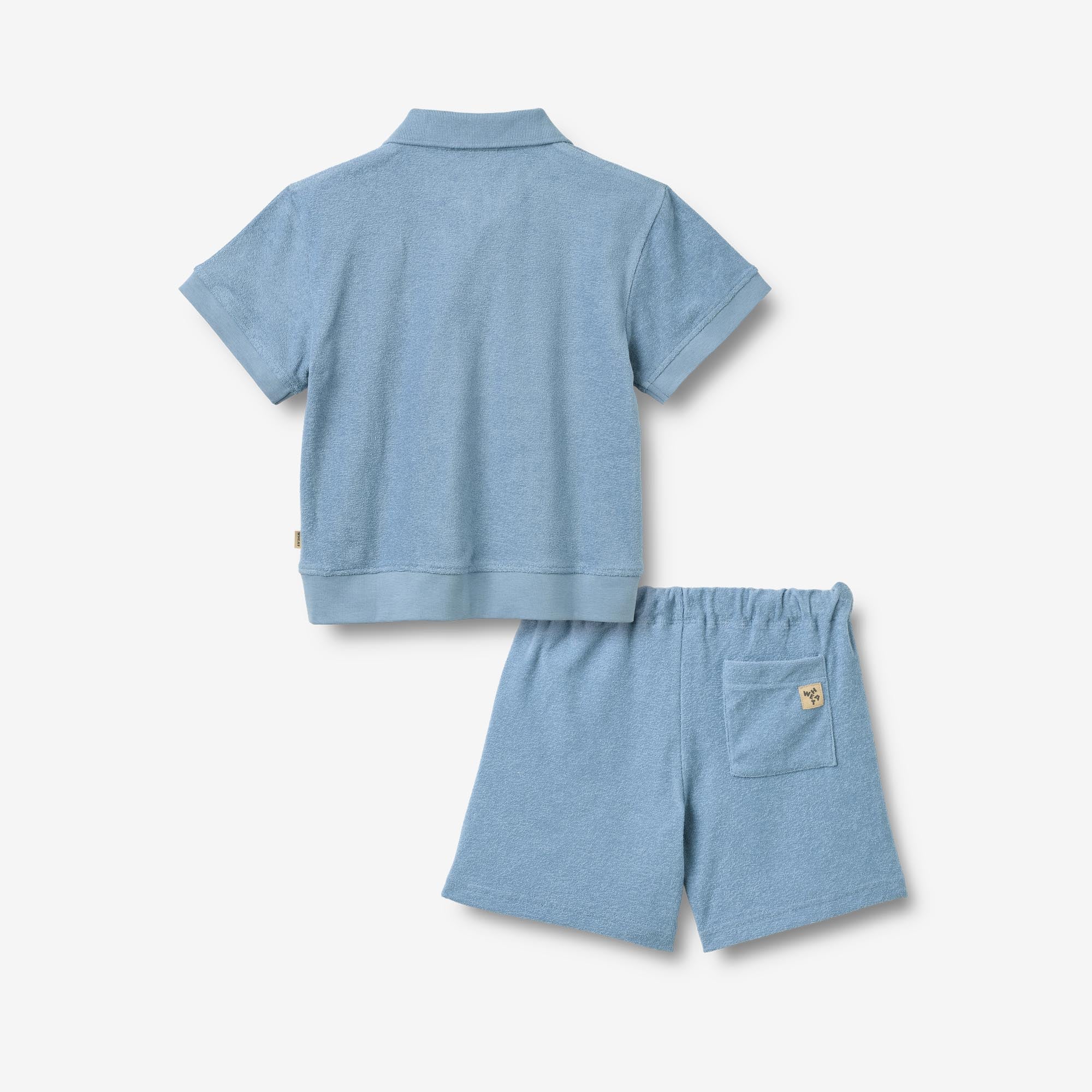Set Polo S/S & Shorts Marlo - faded denim - Image 2