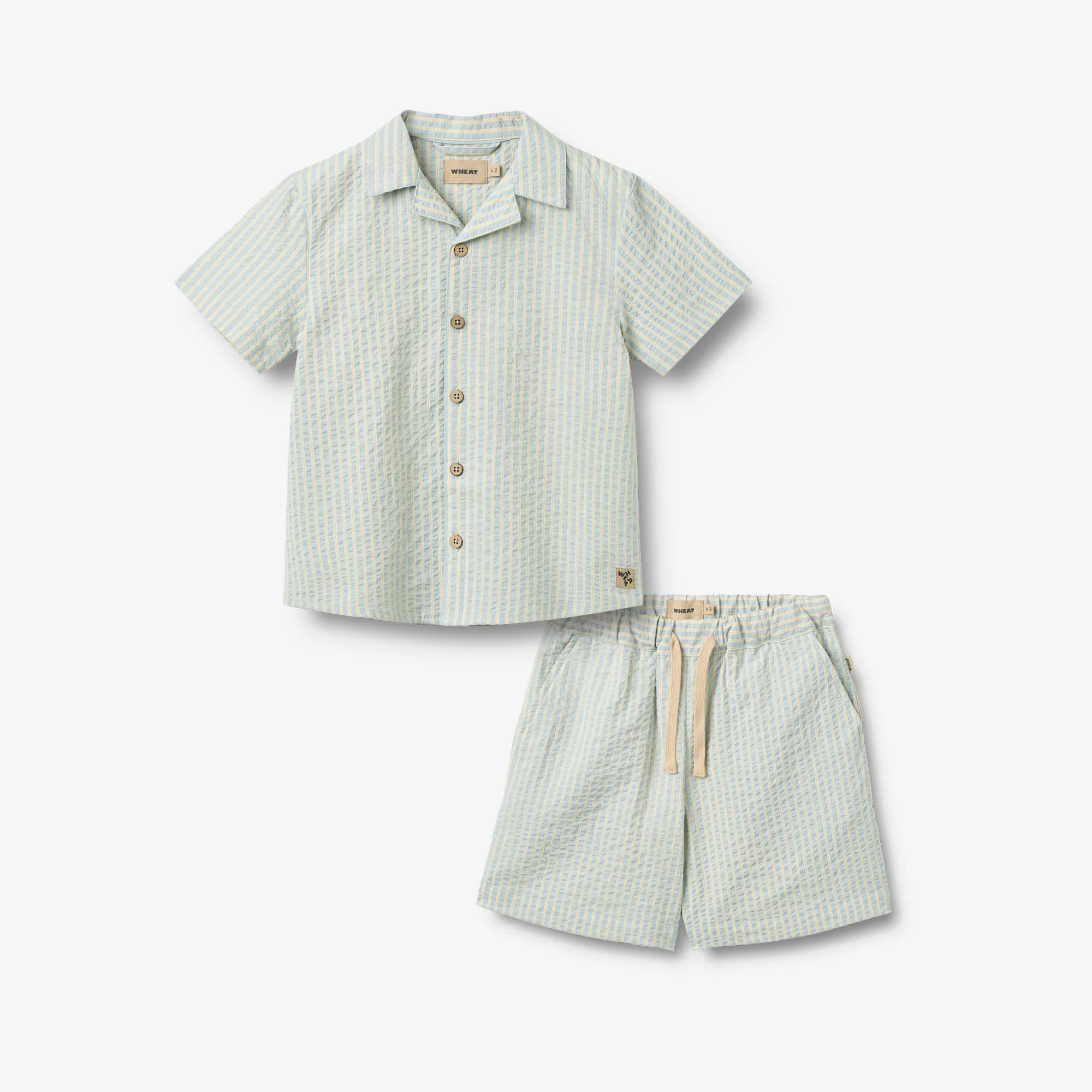 Set Shirt S/S & Shorts Anker - summer sky stripe
