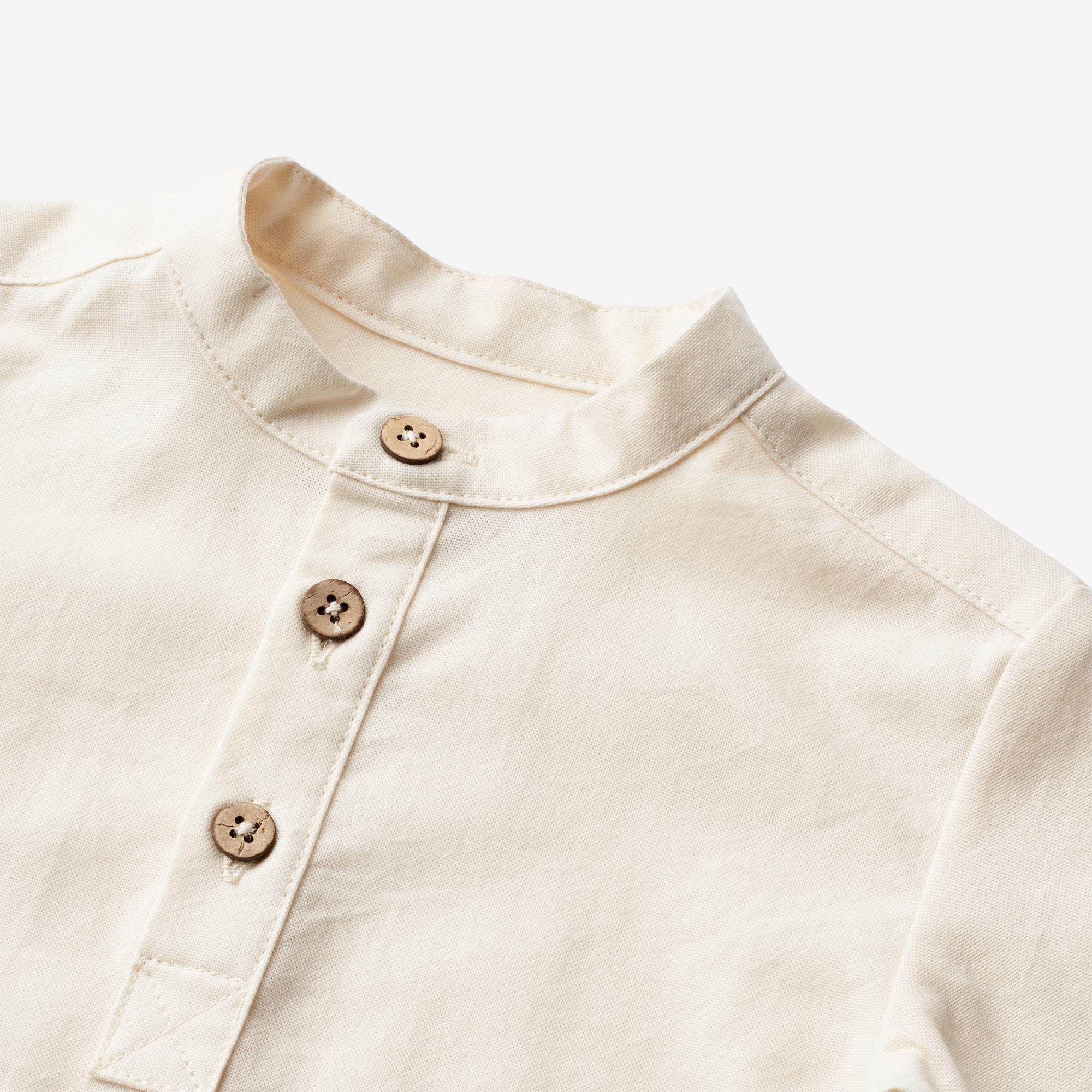 Shirt L/S Jonas - eggshell - Image 4