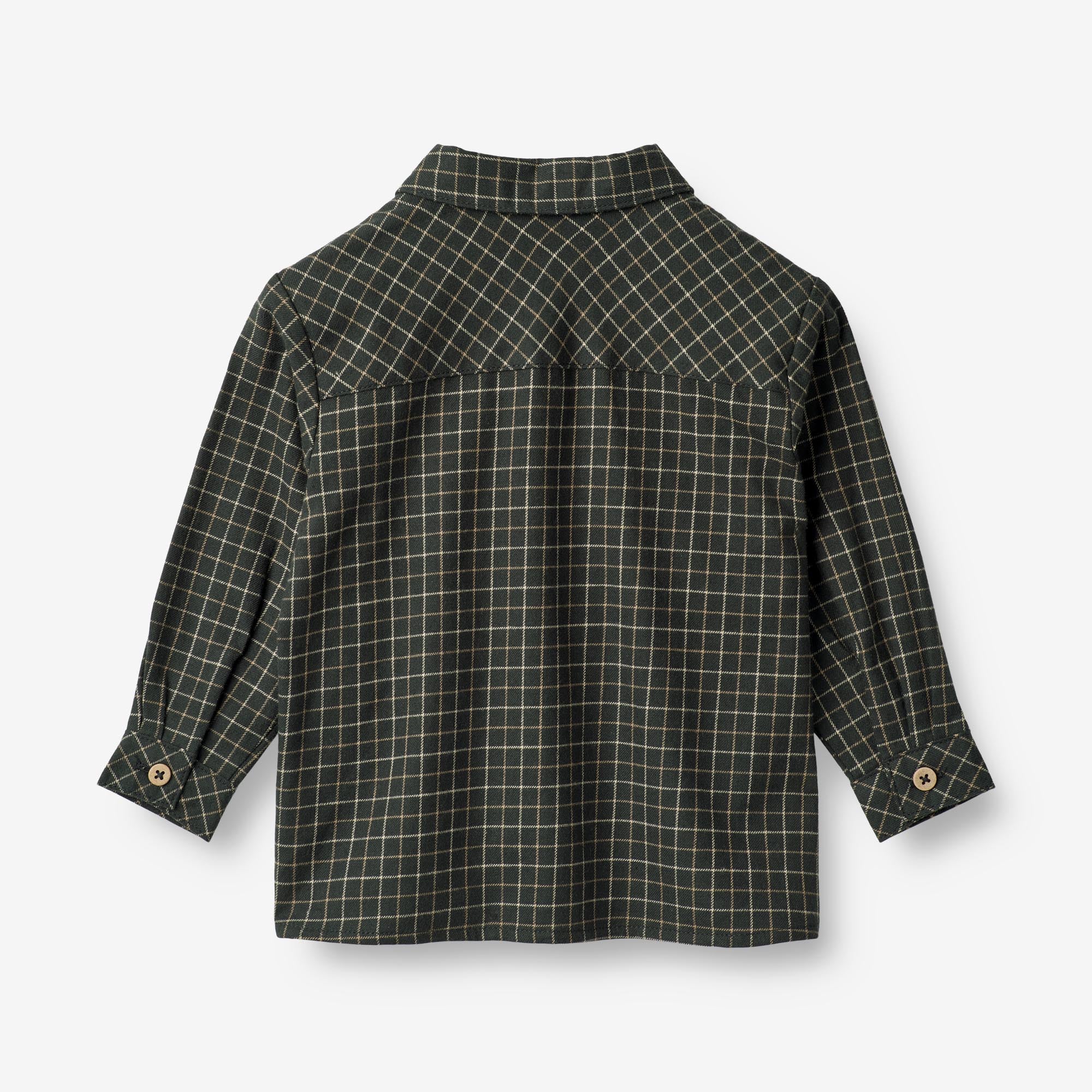 Shirt Oscar | Baby - black coal check - Image 2