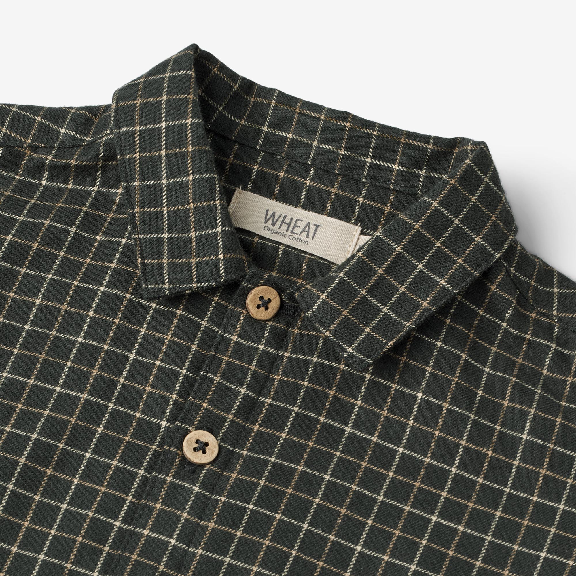 Shirt Oscar | Baby - black coal check - Image 3