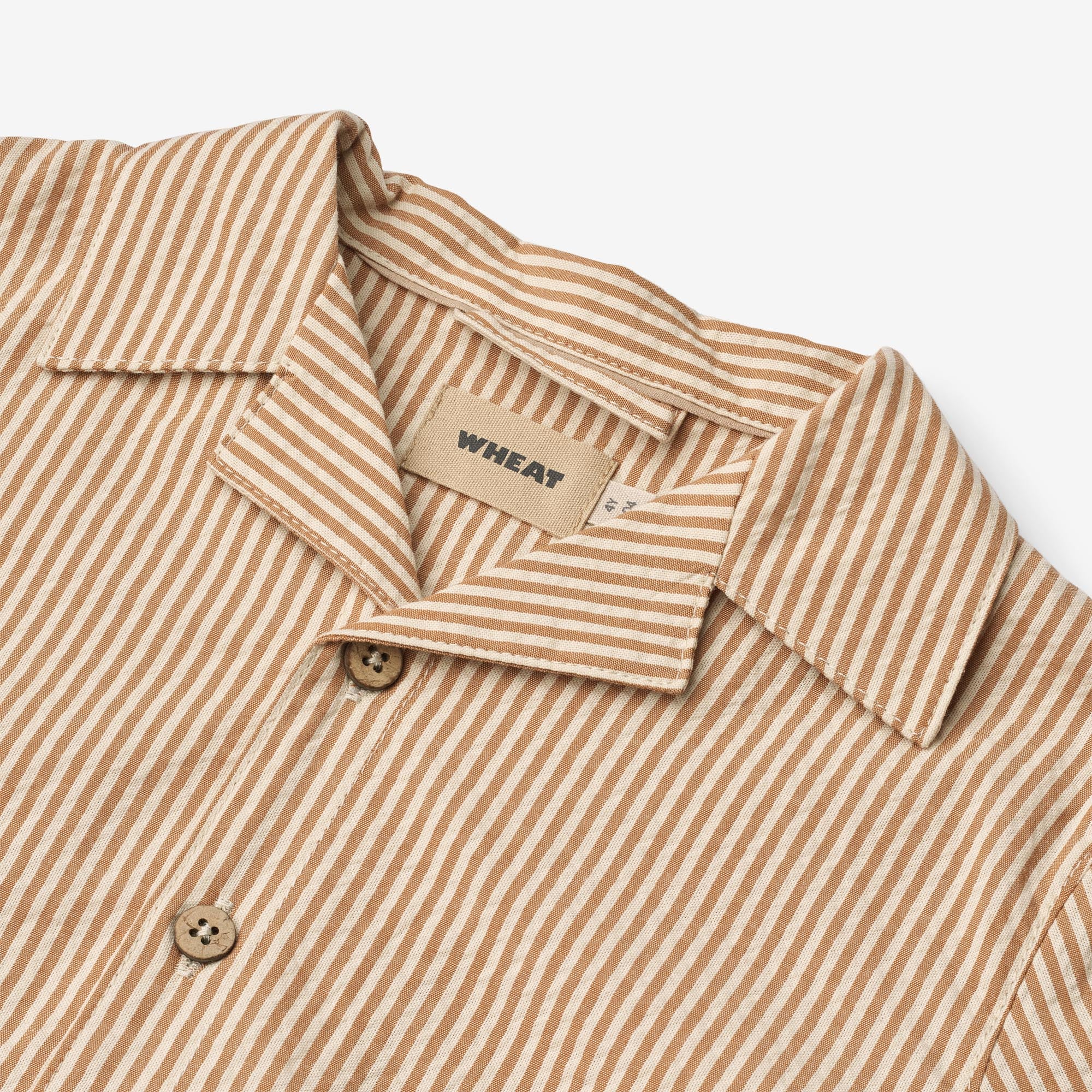 Shirt S/S Anker - caramel stripe - Image 3