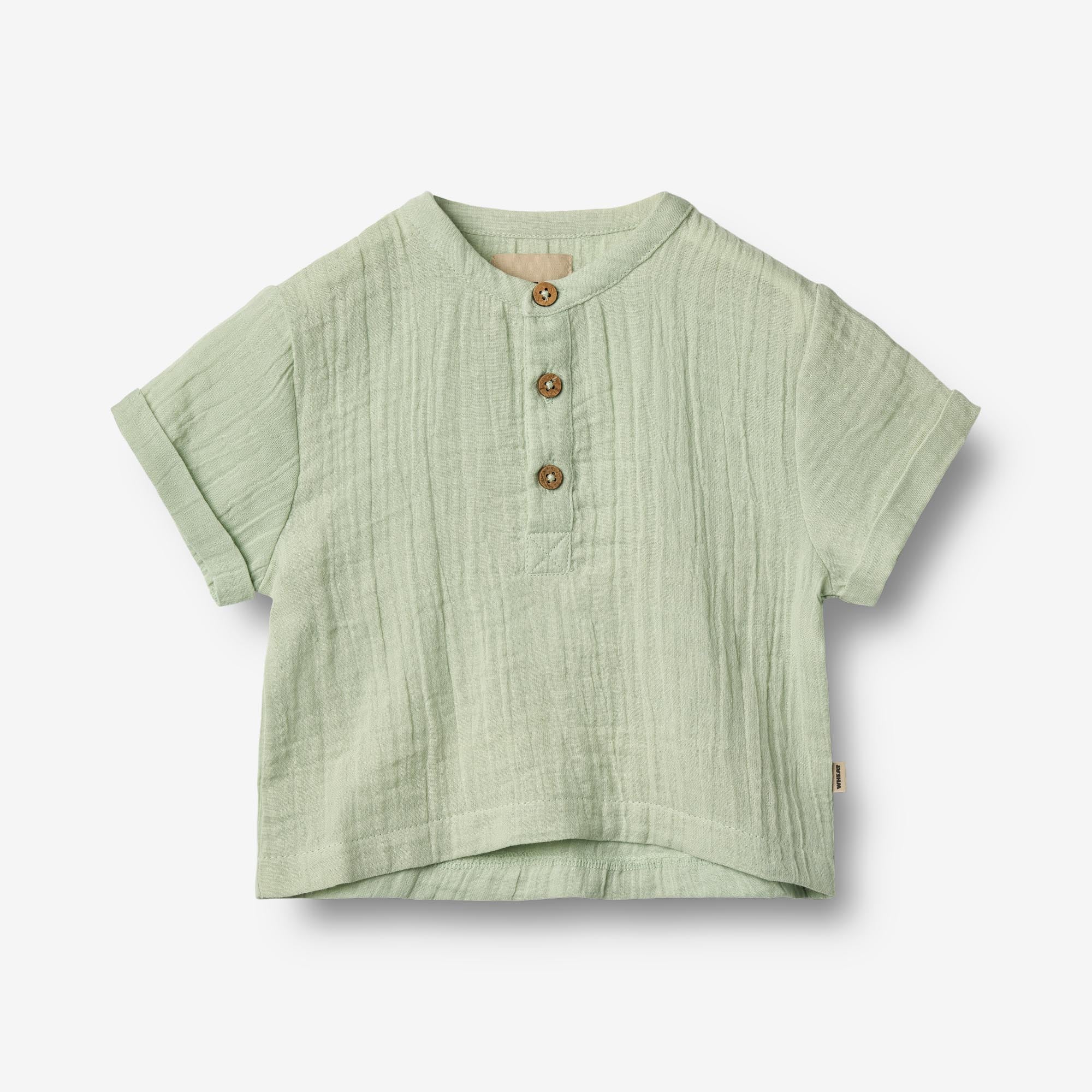 Shirt S/S Svend - soft mint