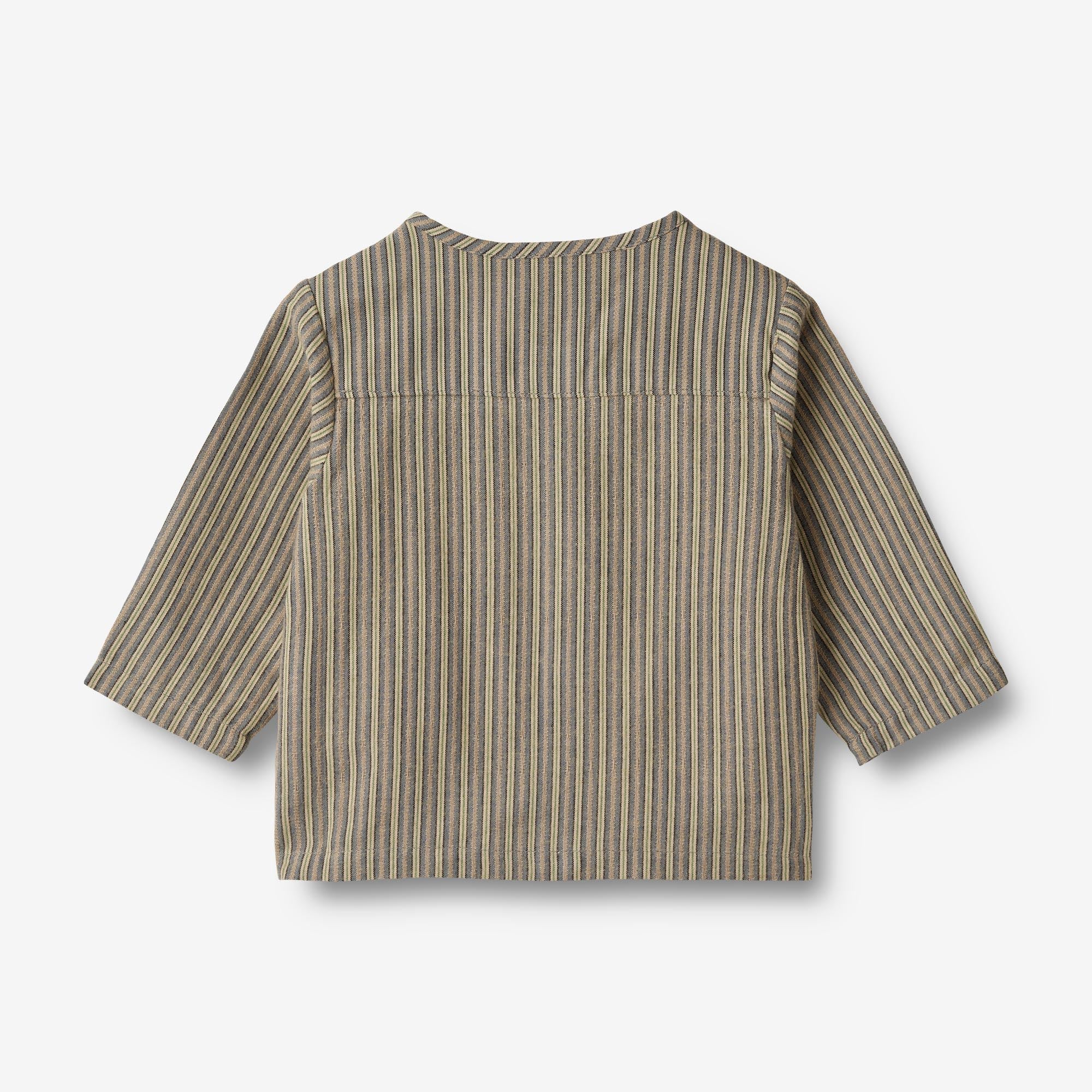 Shirt Shelby - blue green stripe - Image 2