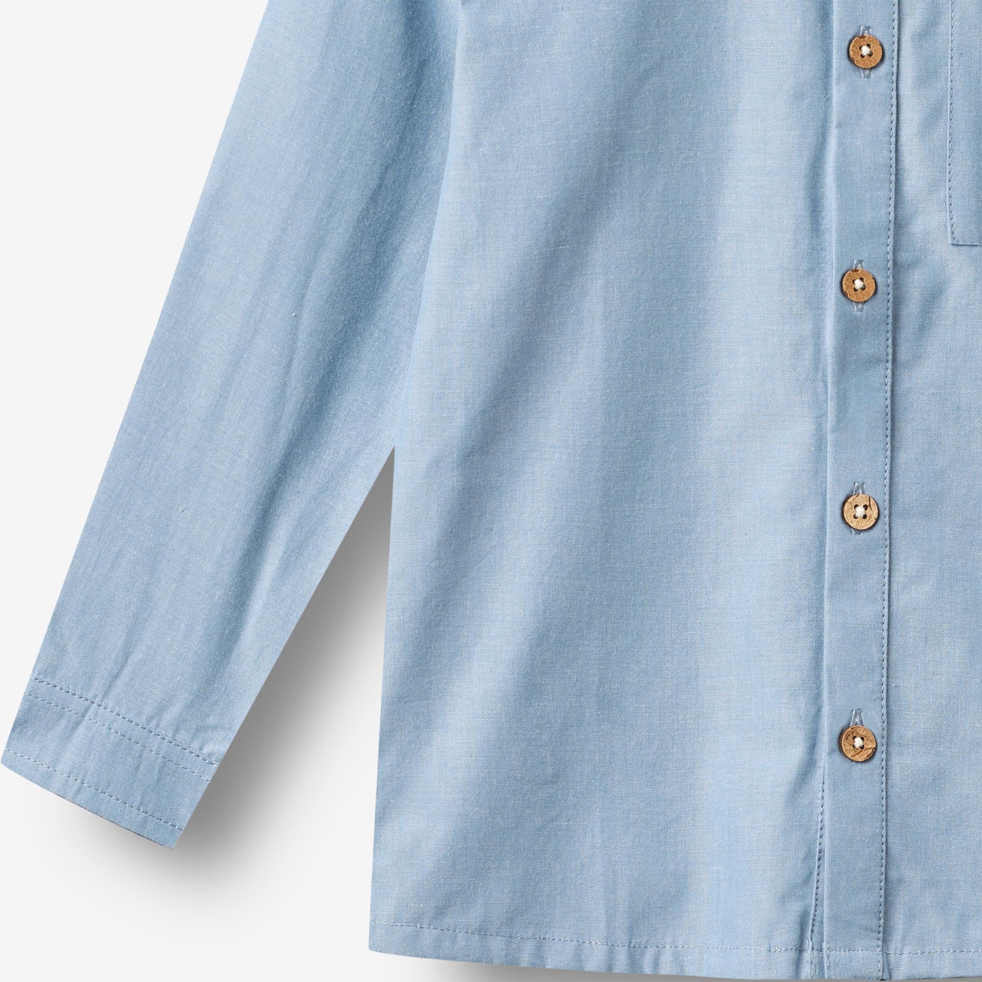 Shirt Willum - blue chambrey - Image 3