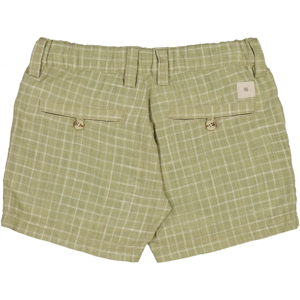 Shorts Elvig - green check - Image 2