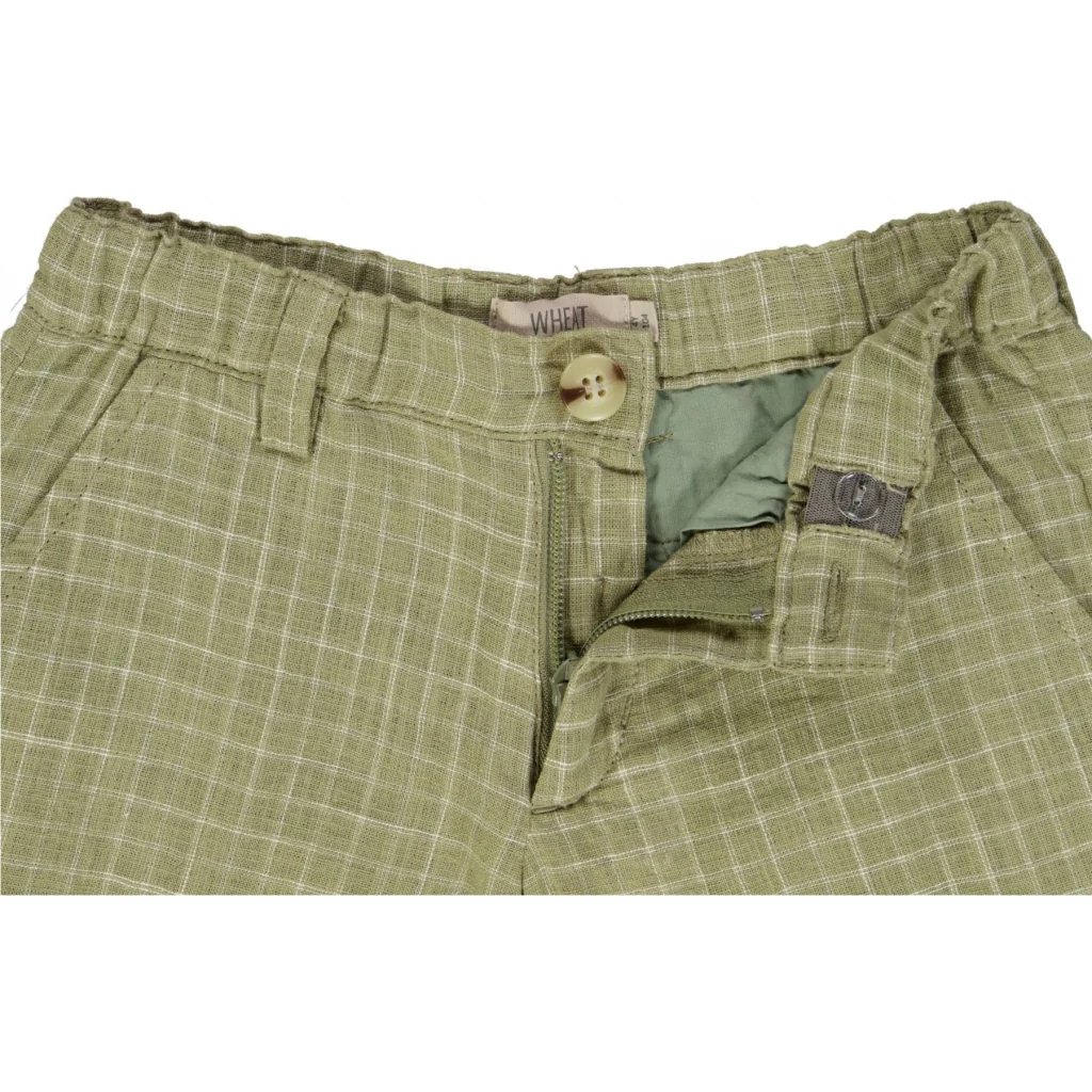 Shorts Elvig - green check - Image 3