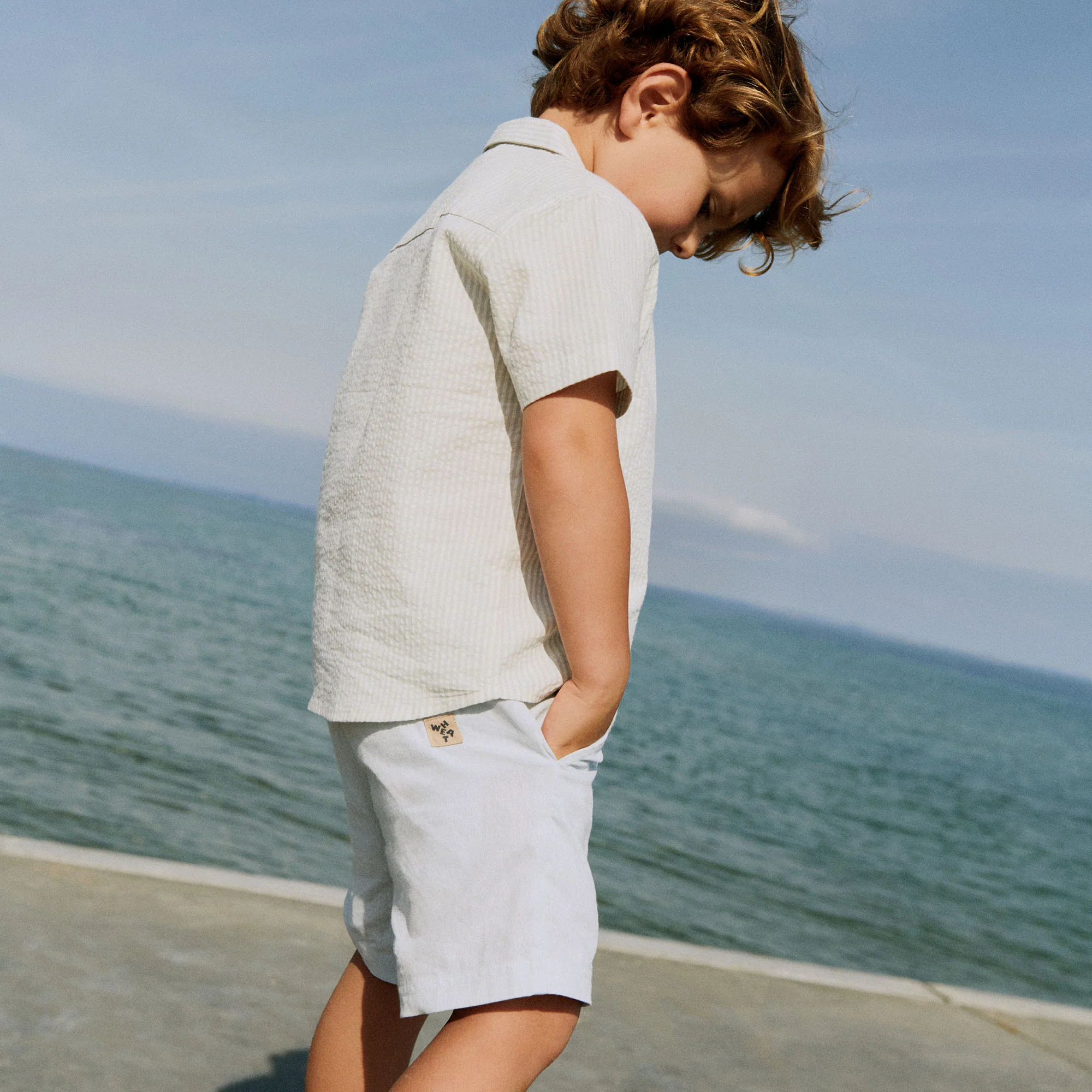 Shorts Elvig - light blue chambray - Image 5