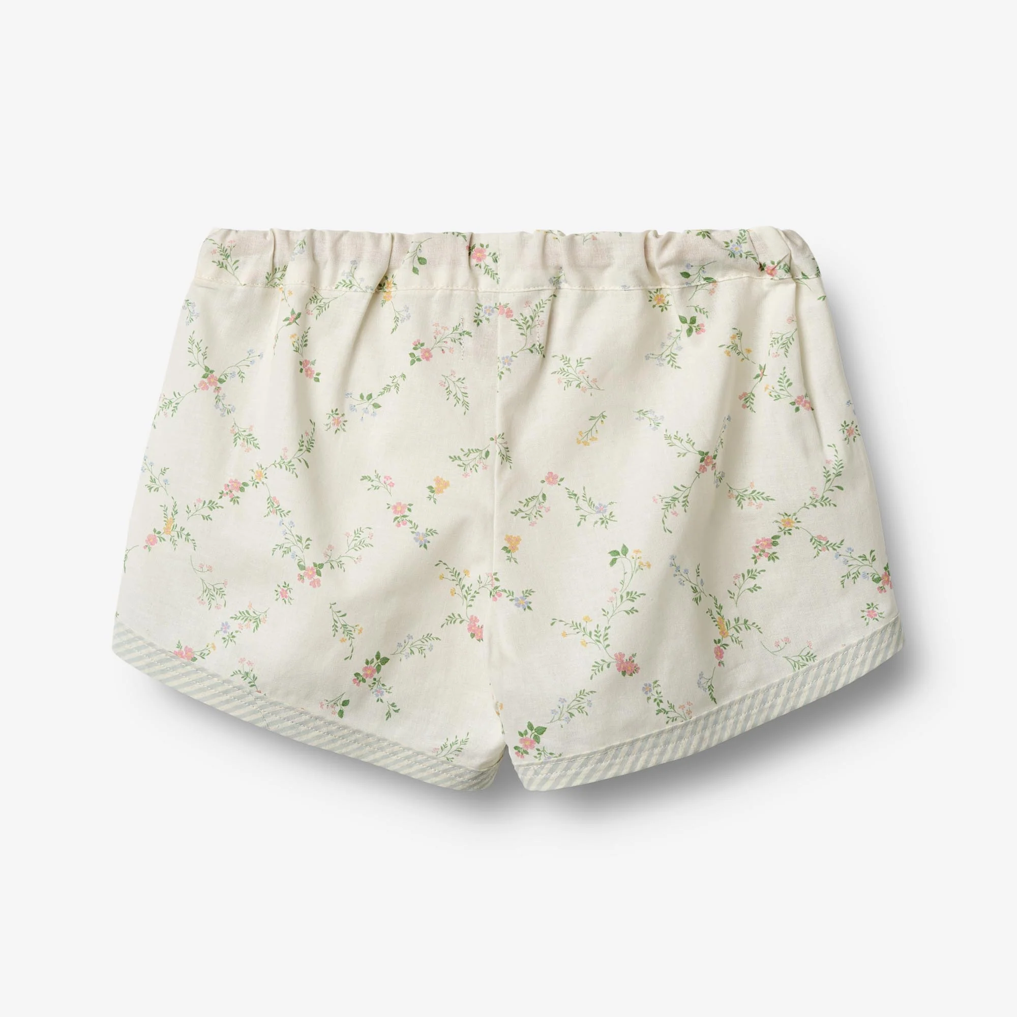 Shorts Inger - ivory checked flowers - Image 2