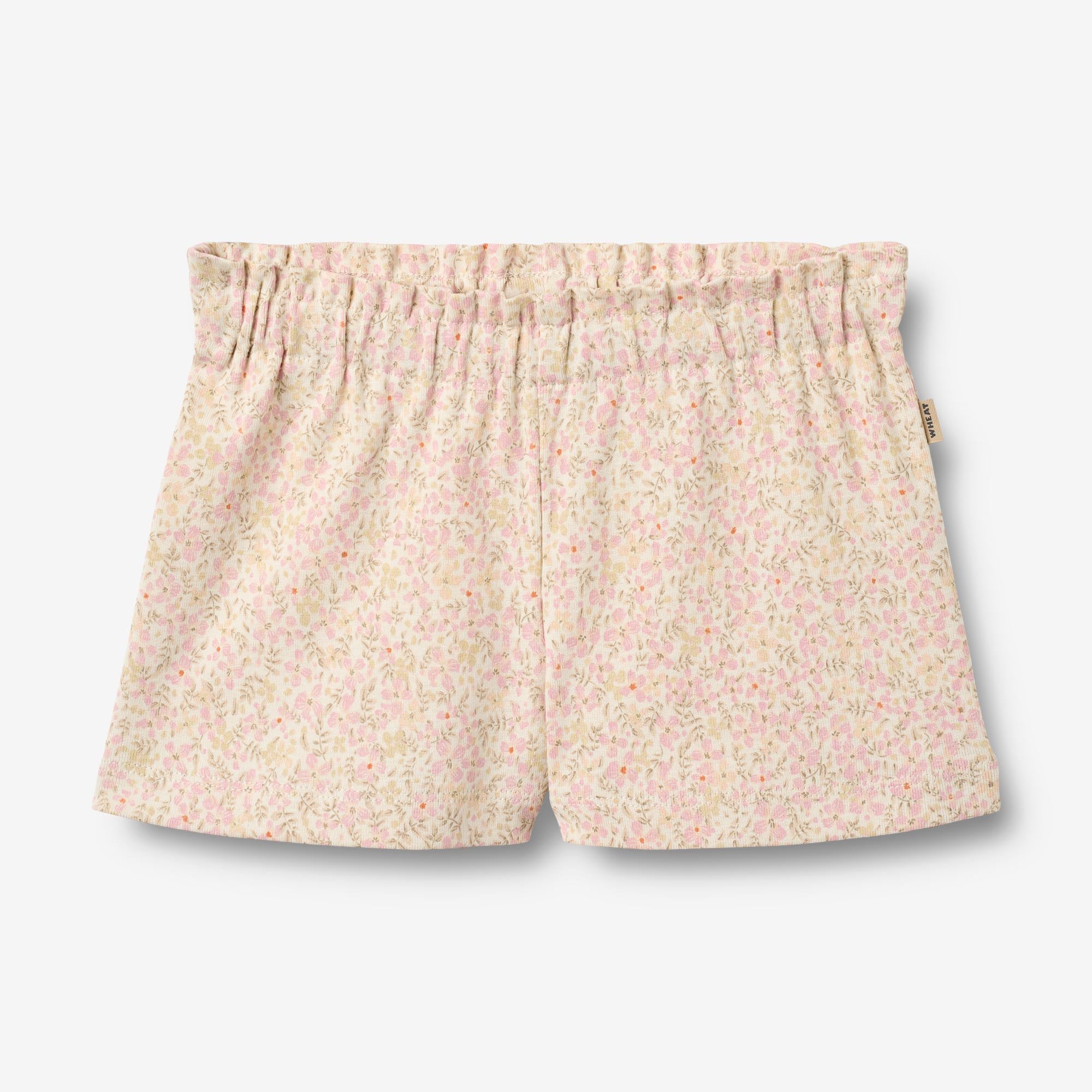 Shorts Sandy - coral flowers
