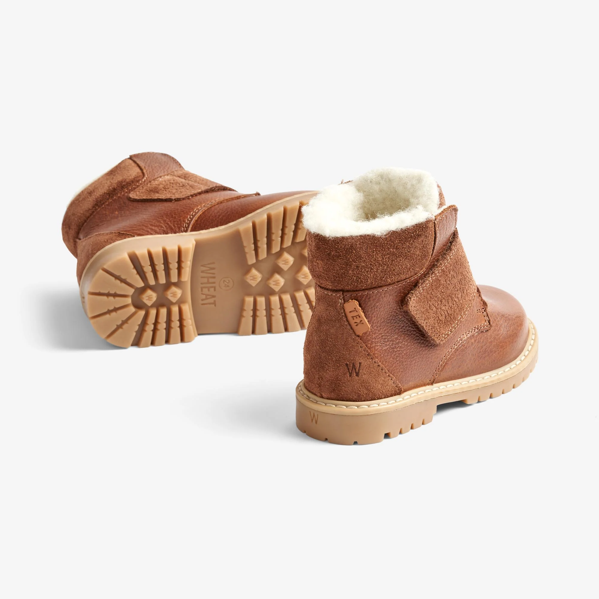 Sigge Print Velcro Boot - cognac - Image 3