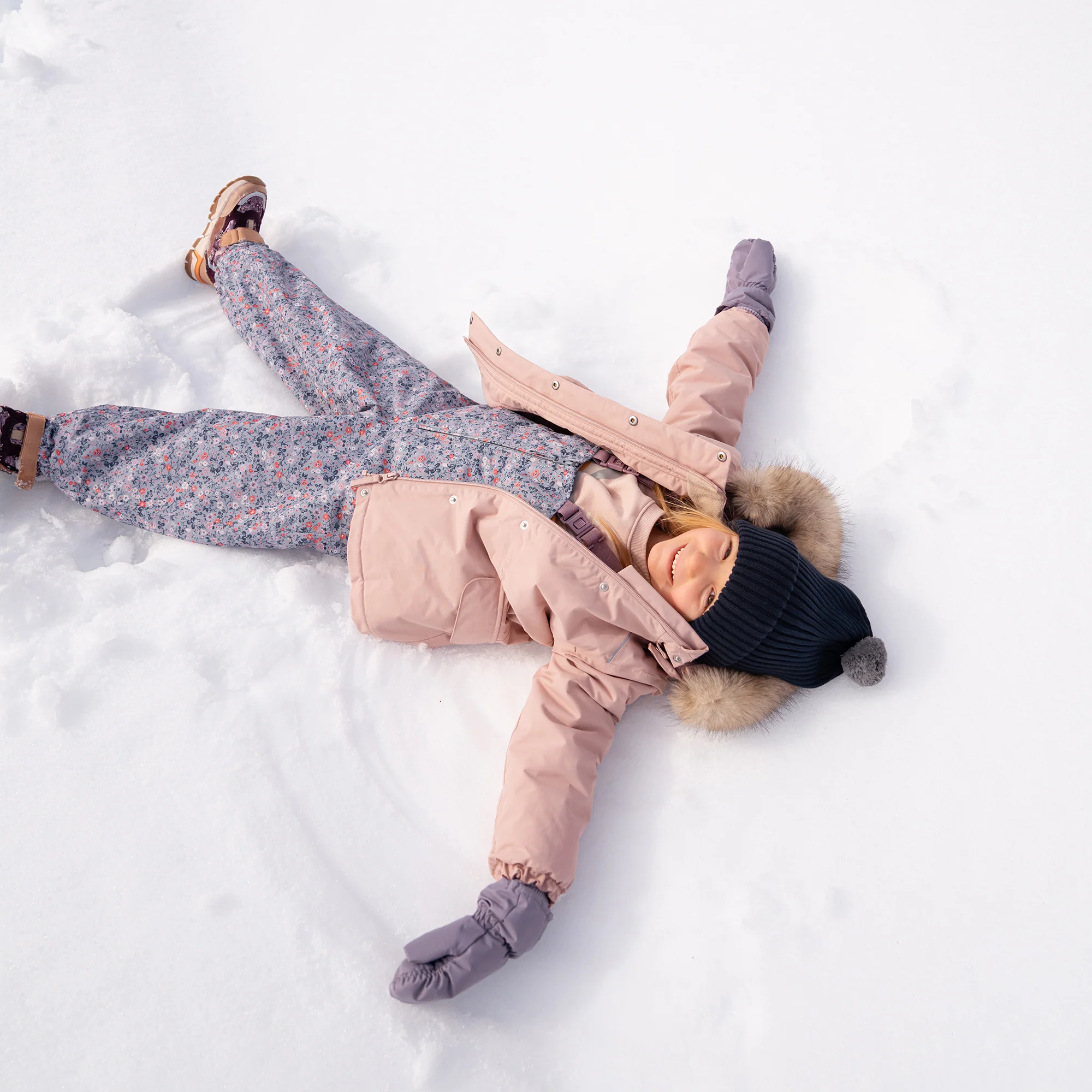 Ski Pants Sal - soft rain flowers - Image 2