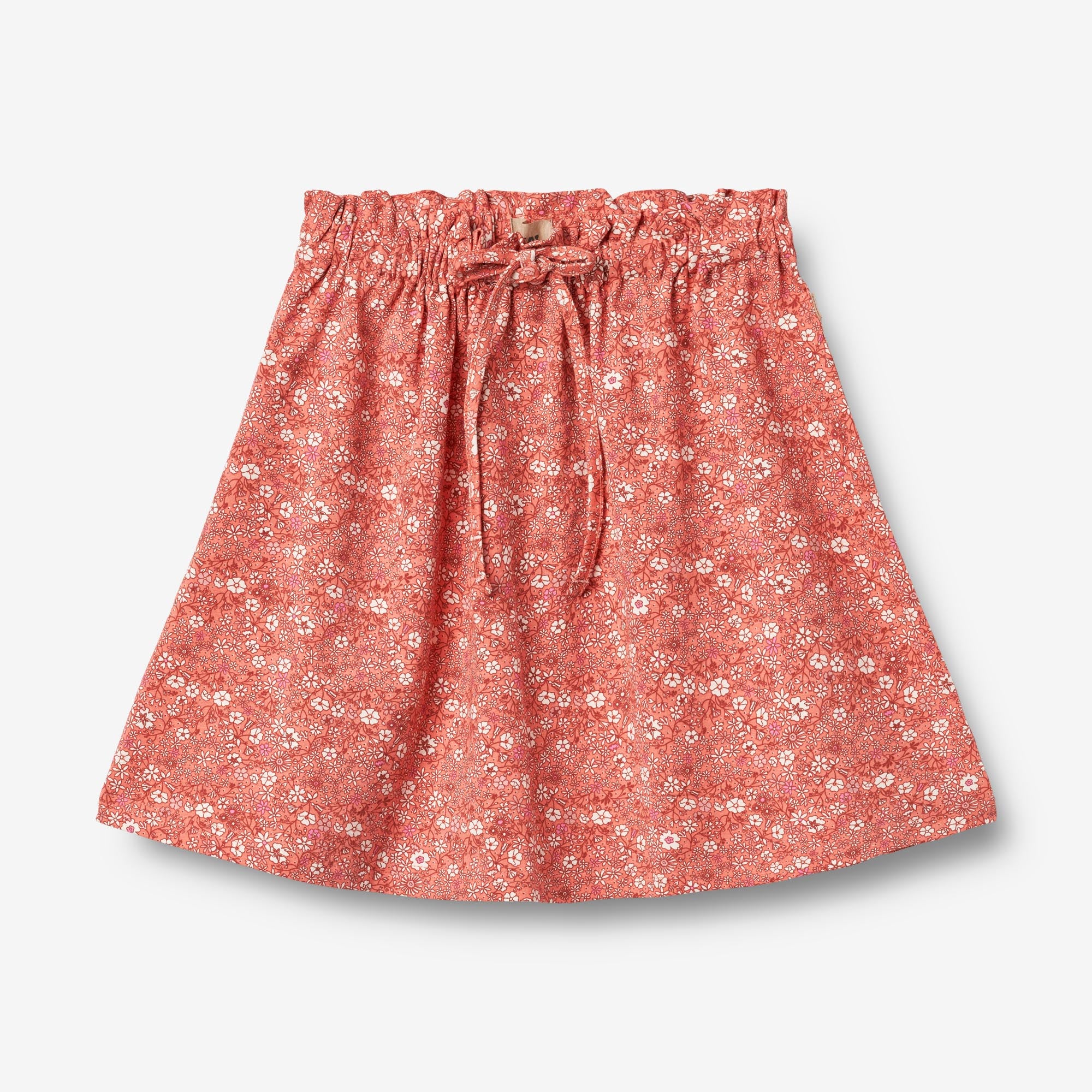 Skirt Natalia - coral flowers