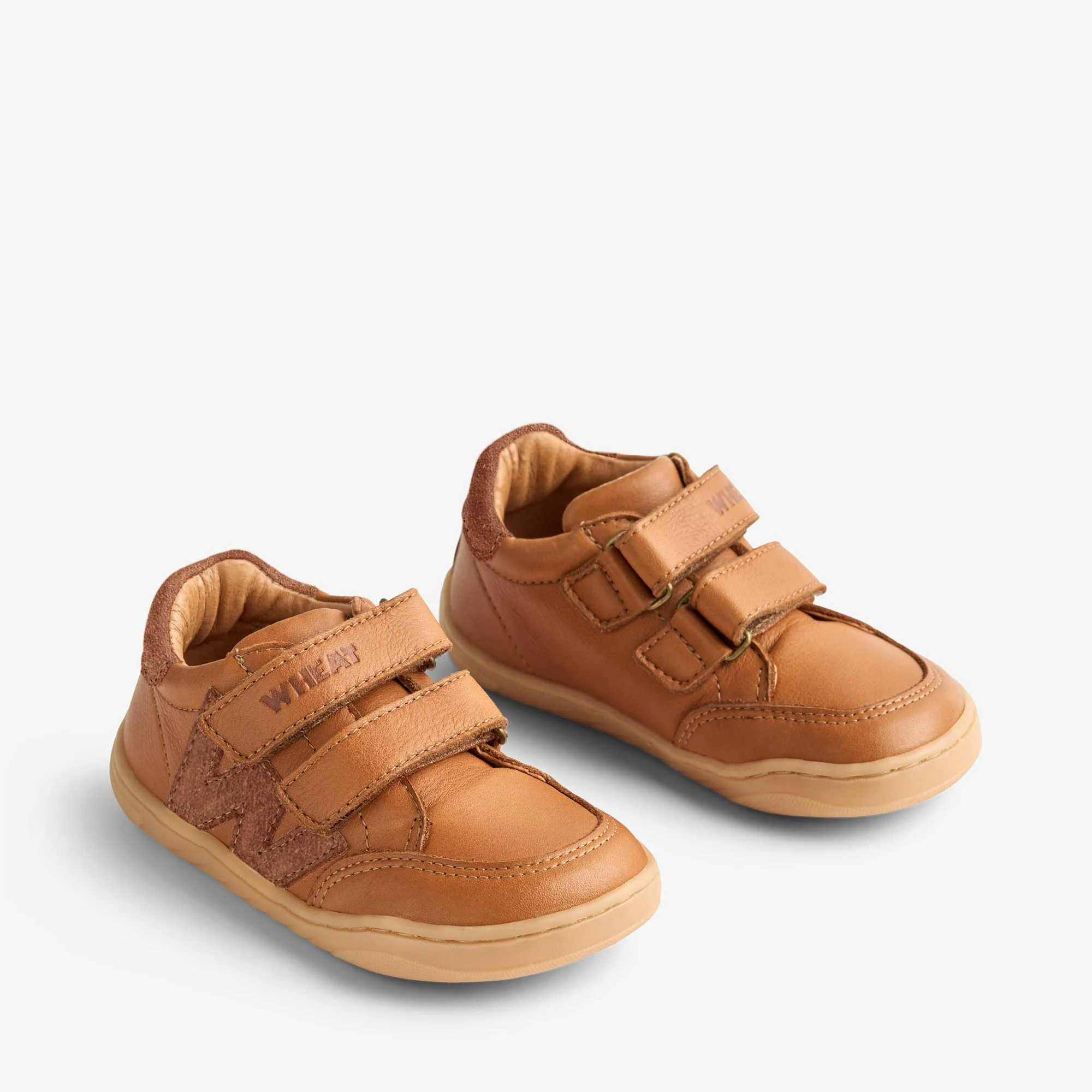 Sneaker Barres - cognac
