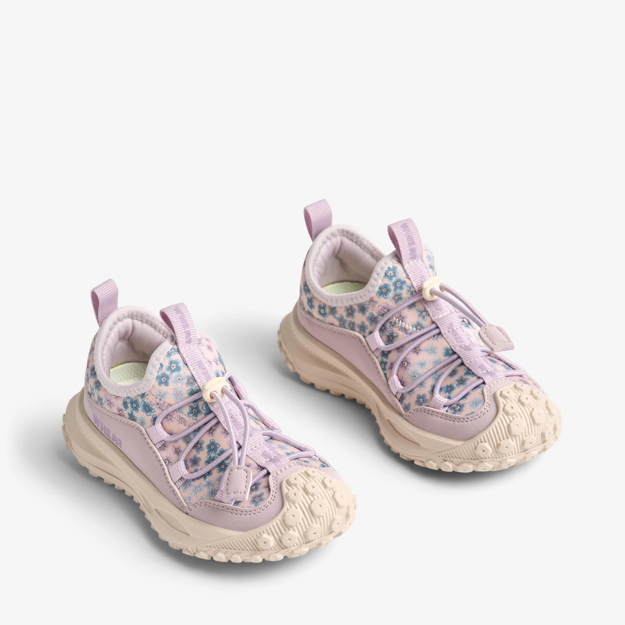 Sneaker Billie - powder blue flowers