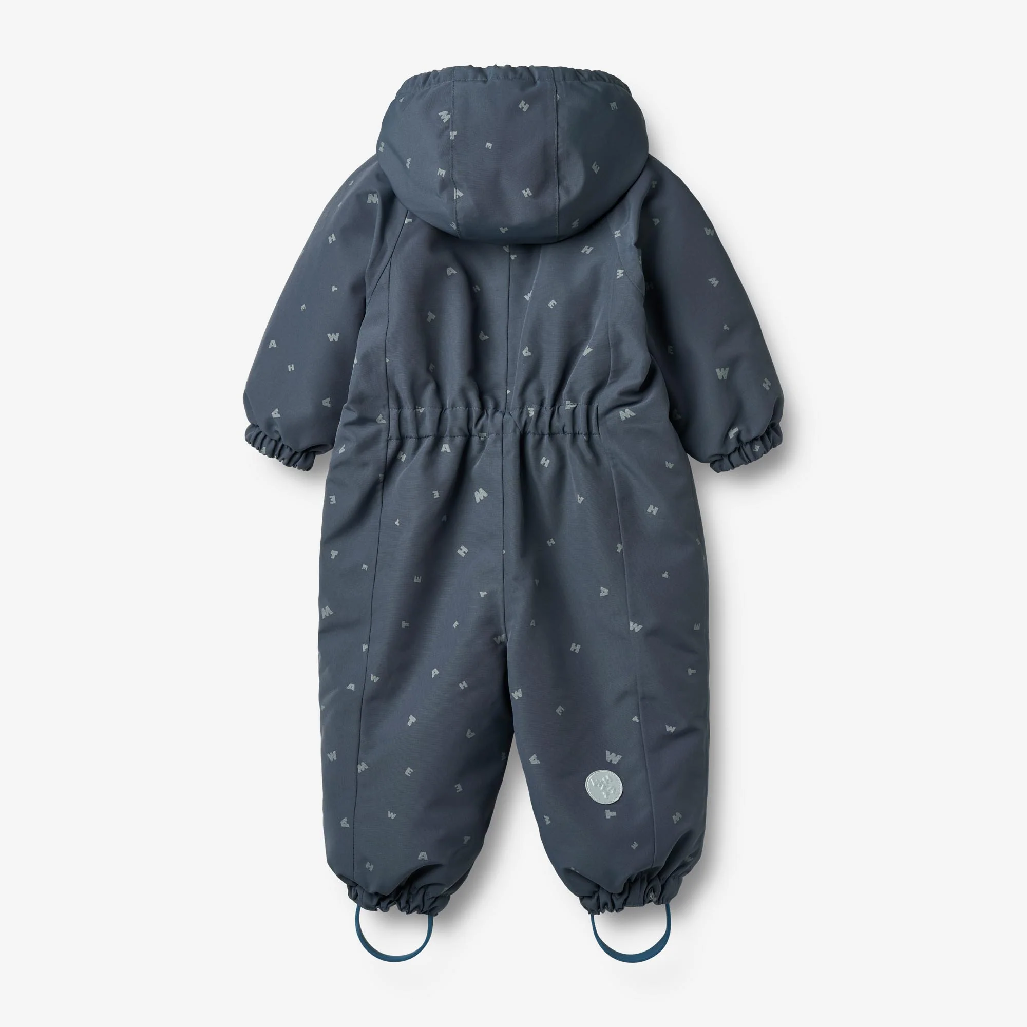 Snowsuit Adi - greyblue letters - Image 4