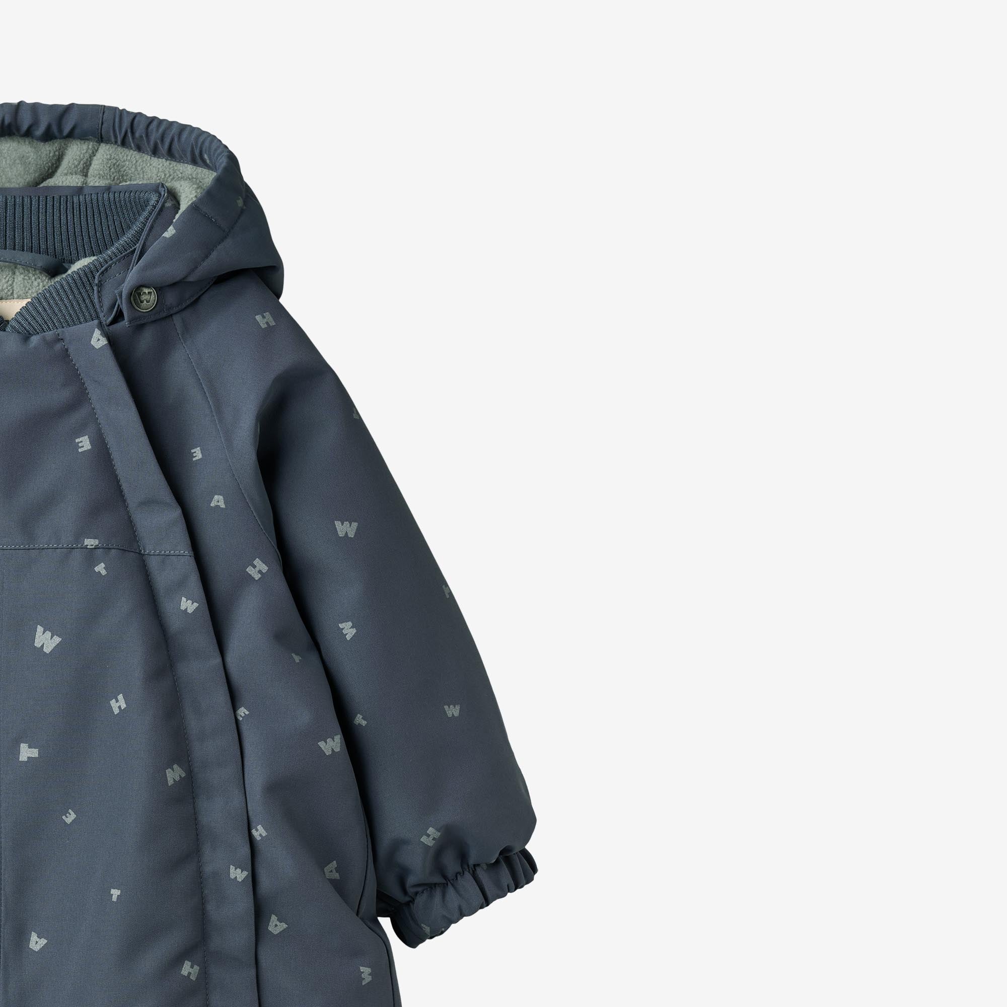 Snowsuit Adi - greyblue letters - Image 7