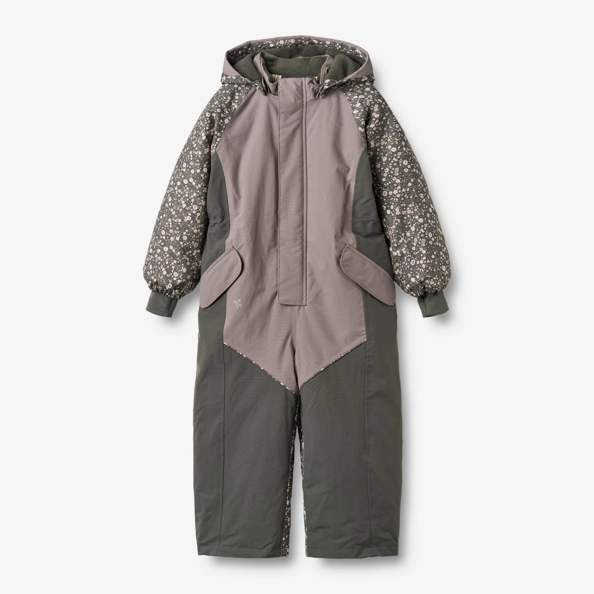 Snowsuit Kallo - black sea open flowers