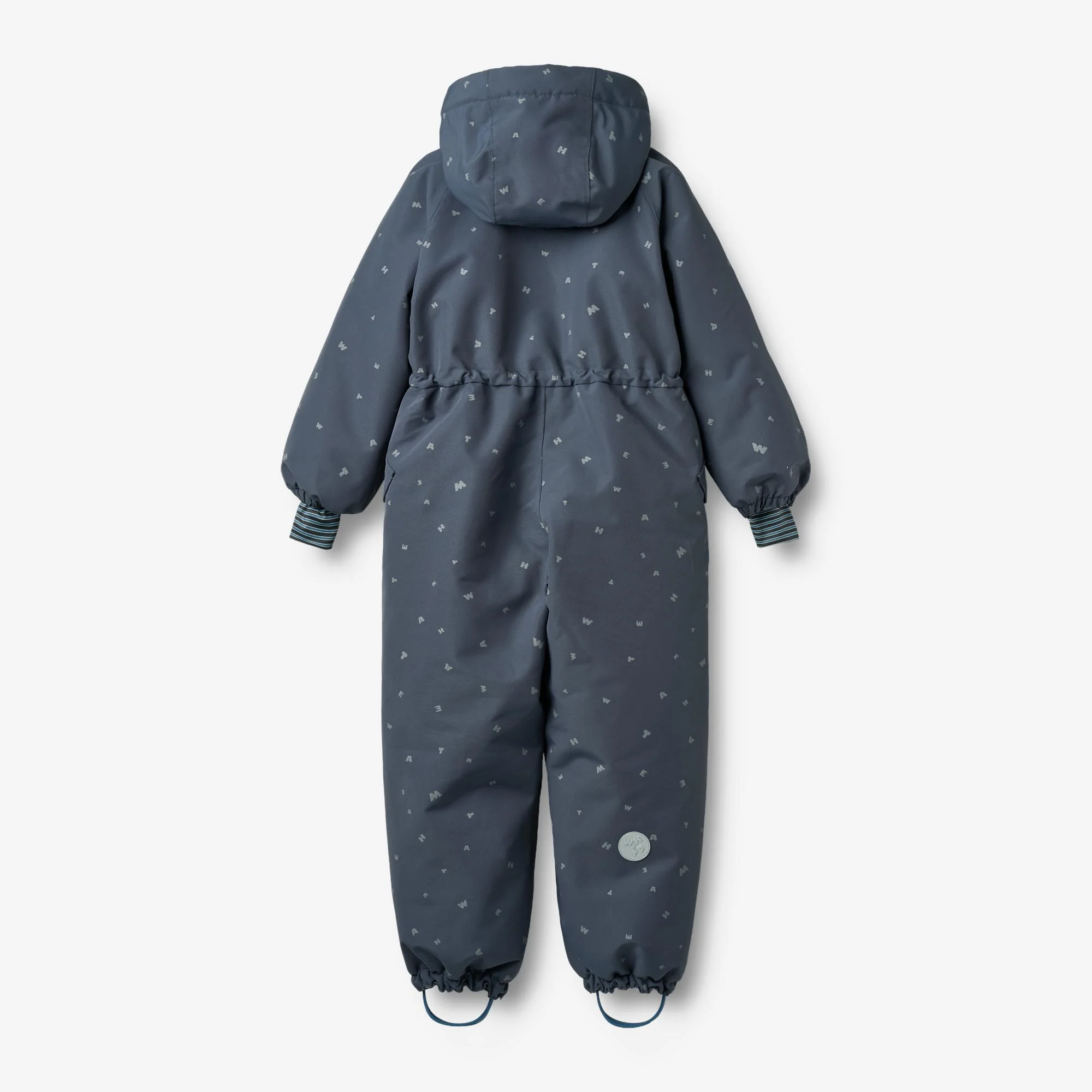 Snowsuit Miko - greyblue letters - Image 3