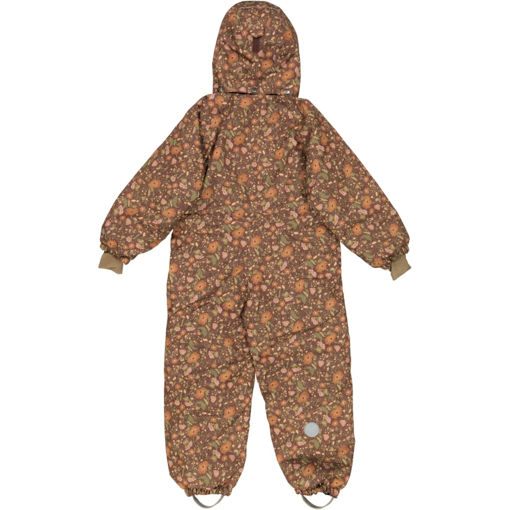 Snowsuit Miko Tech - maroon flowers - Image 2