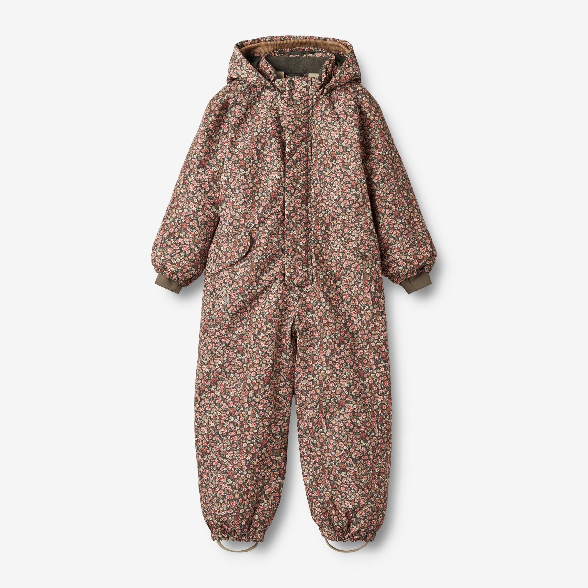 Snowsuit Miko Tech - raven wild flowers