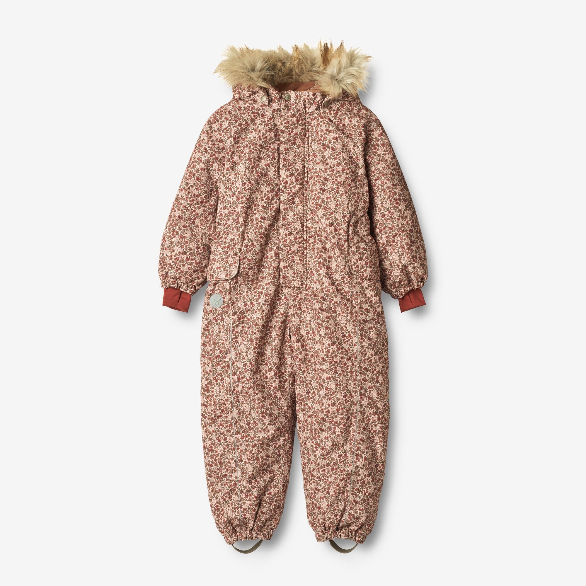 Snowsuit Moe Tech - rose dust flowers