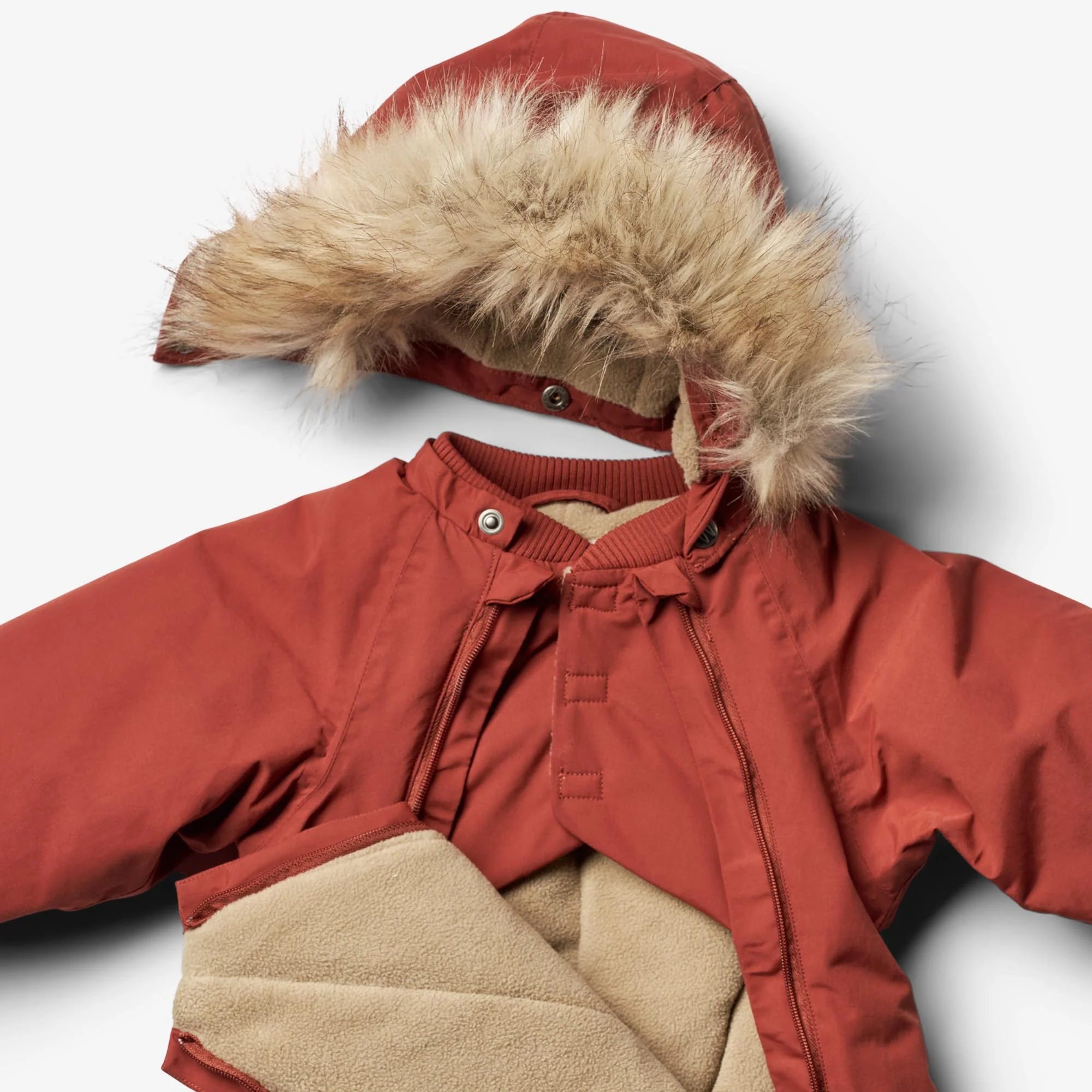 Snowsuit Nickie Tech | Baby - red - Image 4