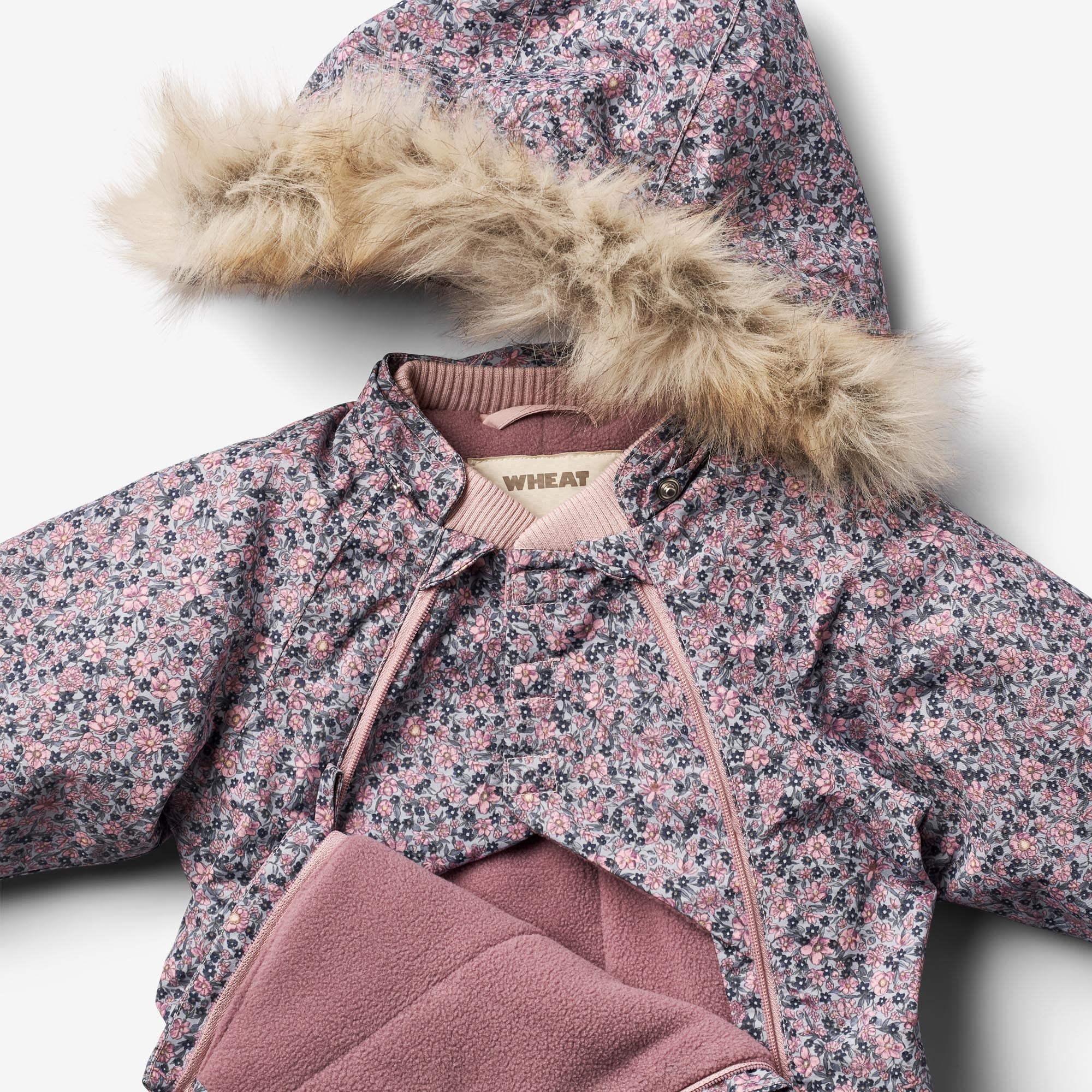 Snowsuit Nickie Tech - winter flowers - Image 3