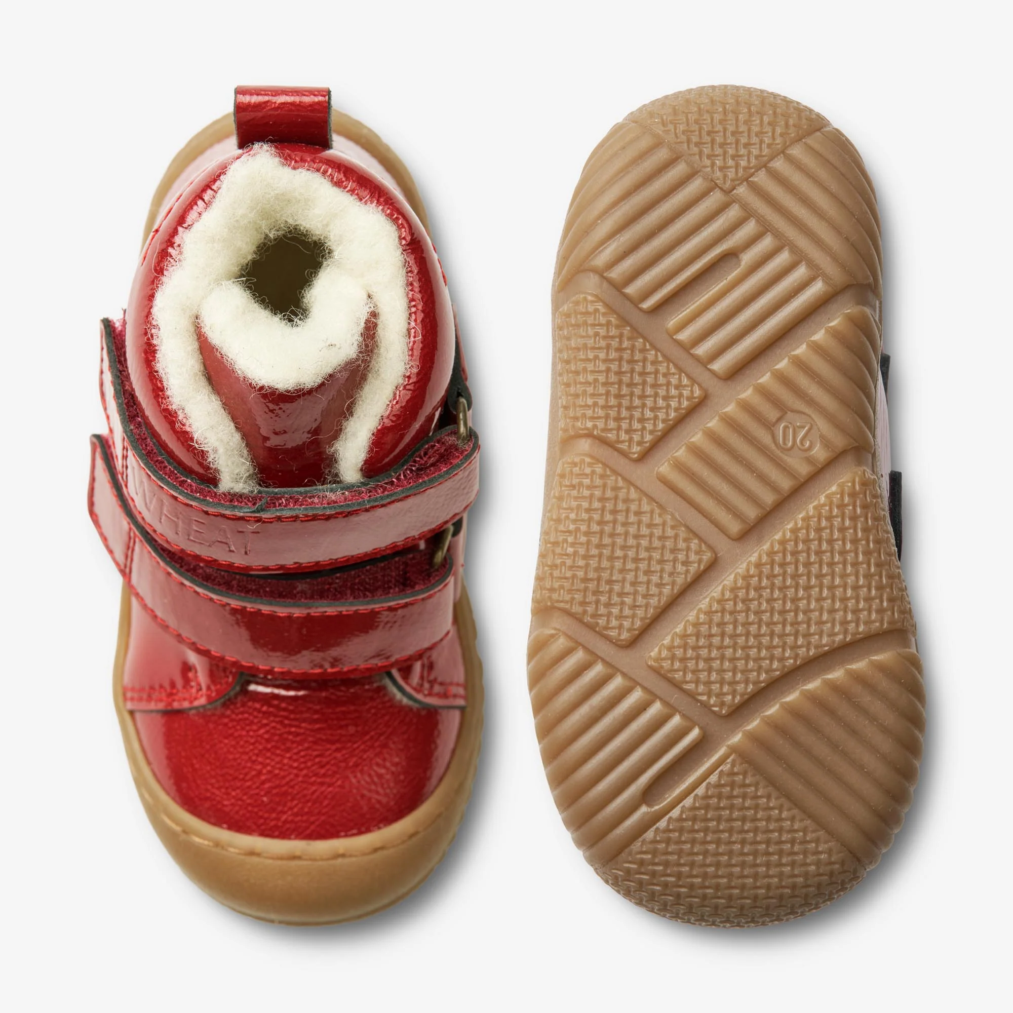 Snugga Wool Patent | Baby - red - Image 4