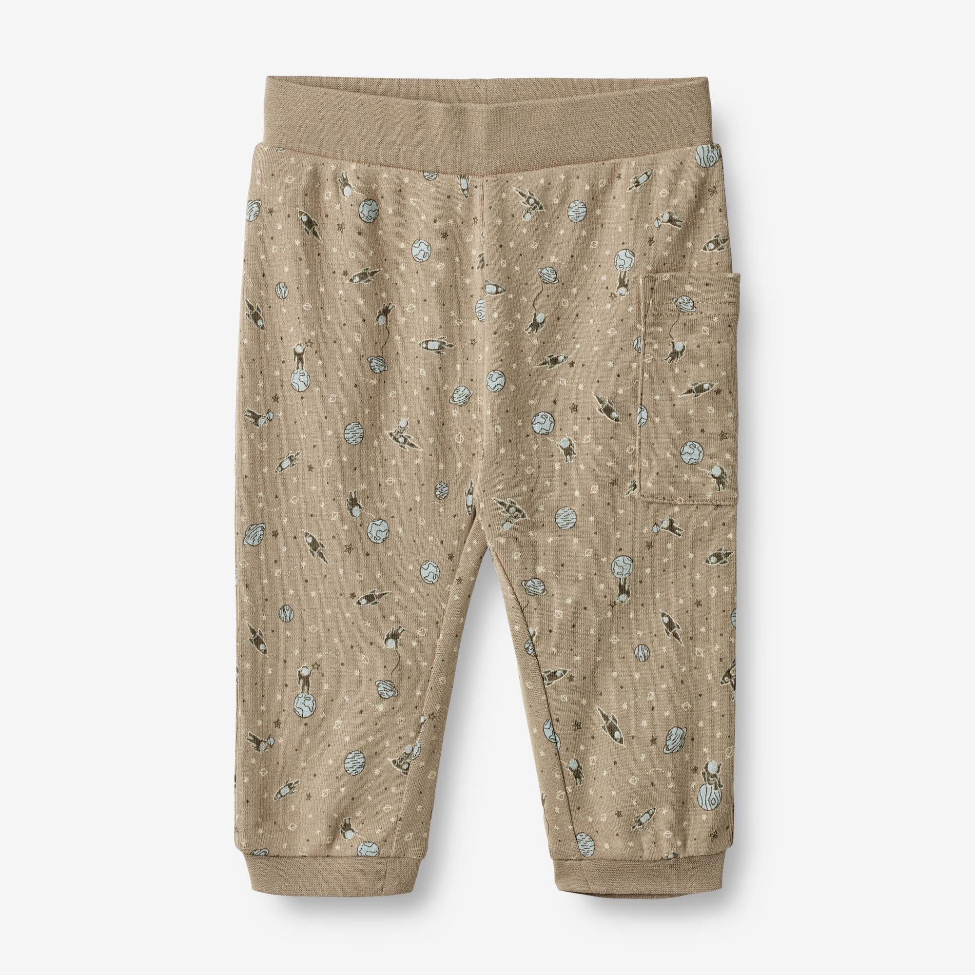Soft Pants Pete | Baby - beige stone space